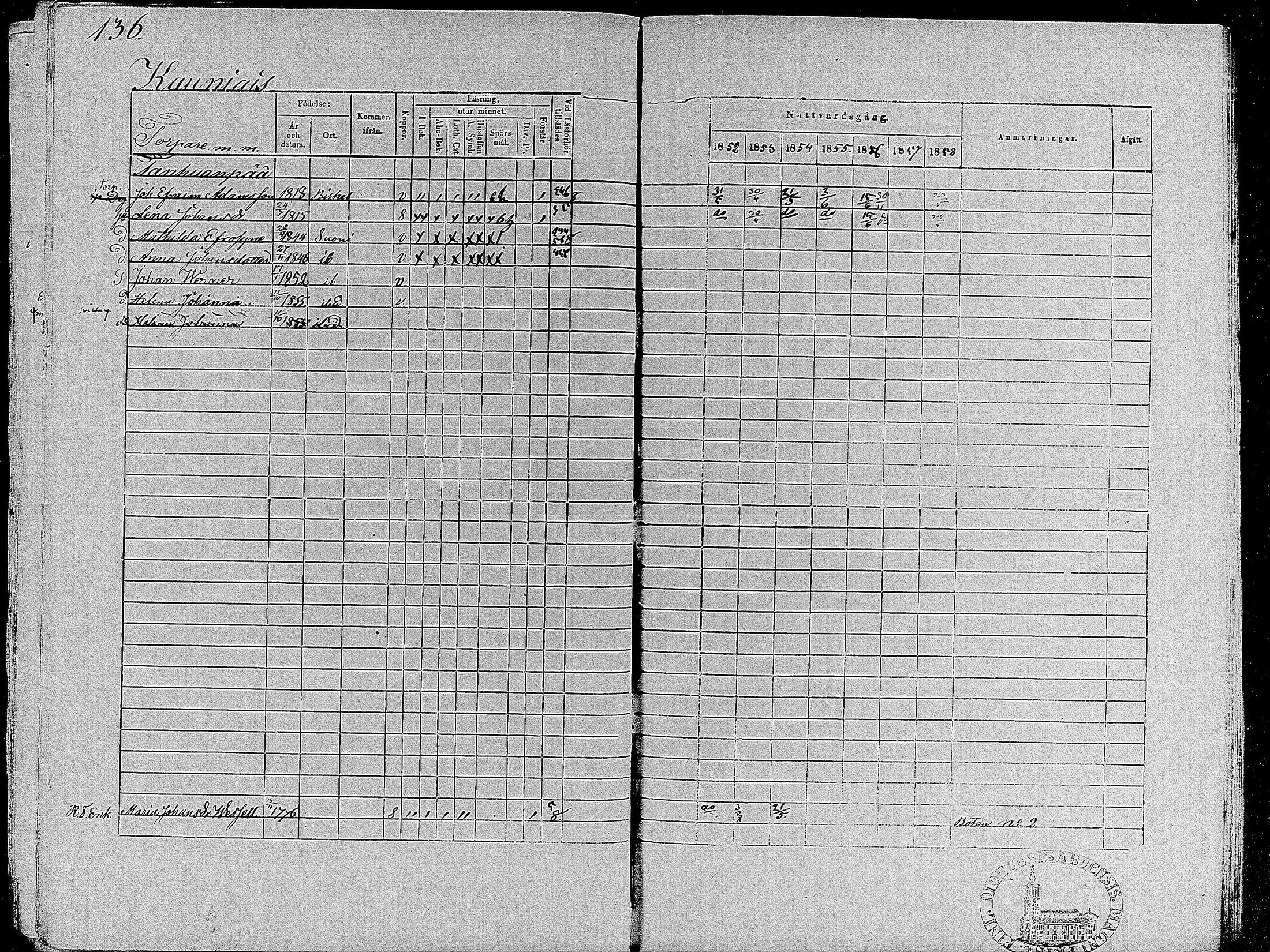 [ ../kirjat/Kirkonkirjat/suoniemi/rippikirja_1852-1858_mko8-14/kuvat/134.jpg ]