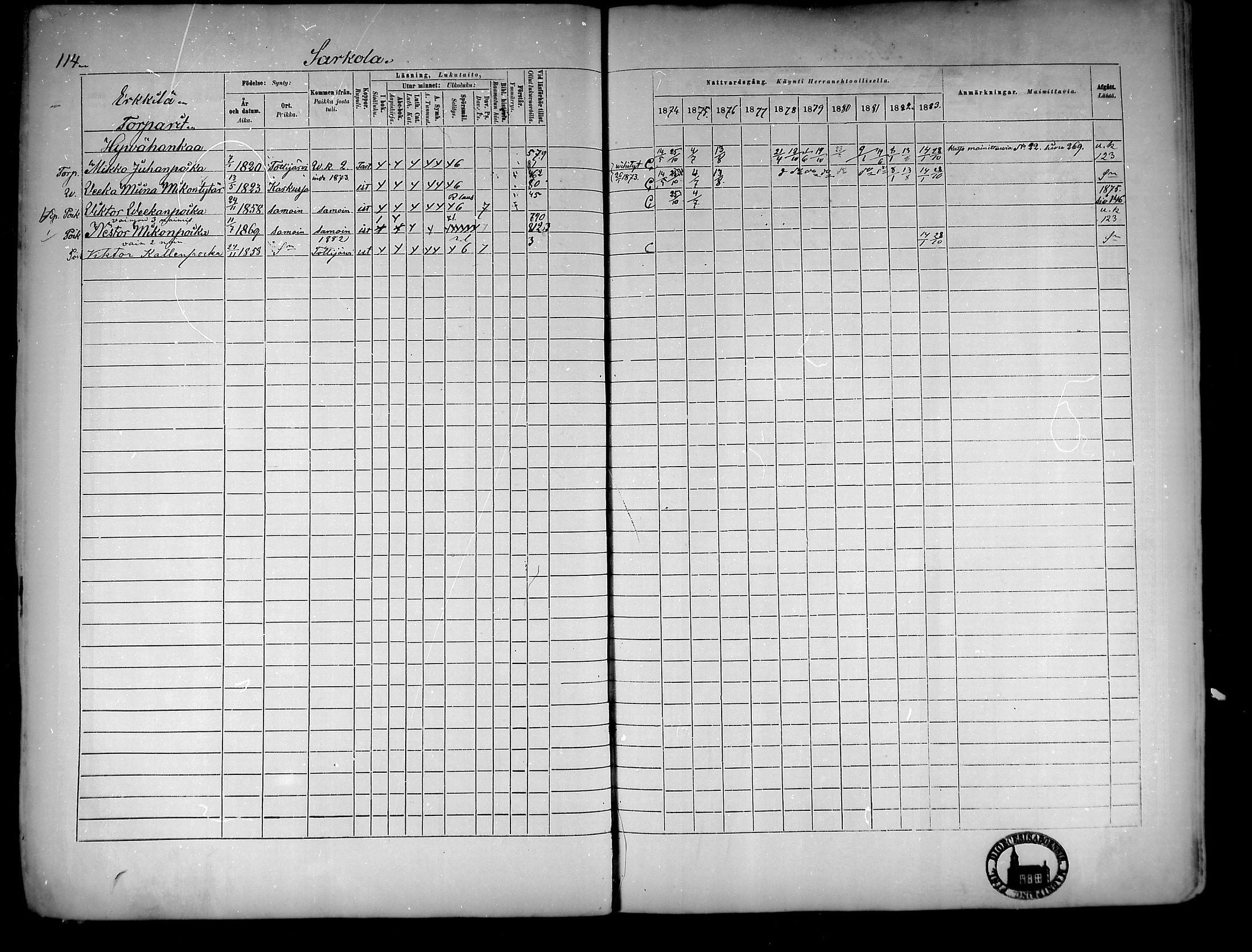 [ ../kirjat/Kirkonkirjat/suoniemi/rippikirja_1874-1883_mko30-38/kuvat/110.jpg ]
