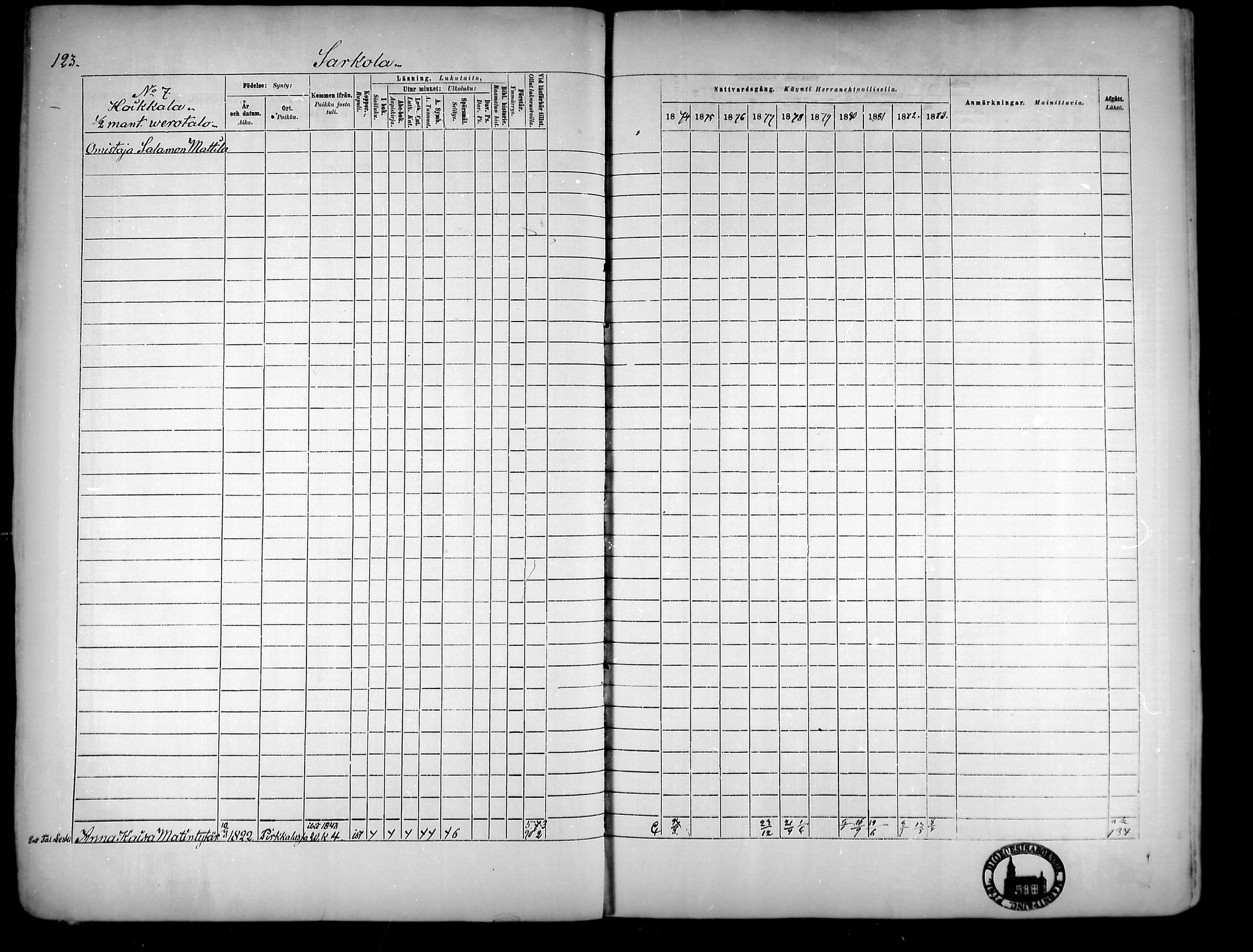 [ ../kirjat/Kirkonkirjat/suoniemi/rippikirja_1874-1883_mko30-38/kuvat/119.jpg ]