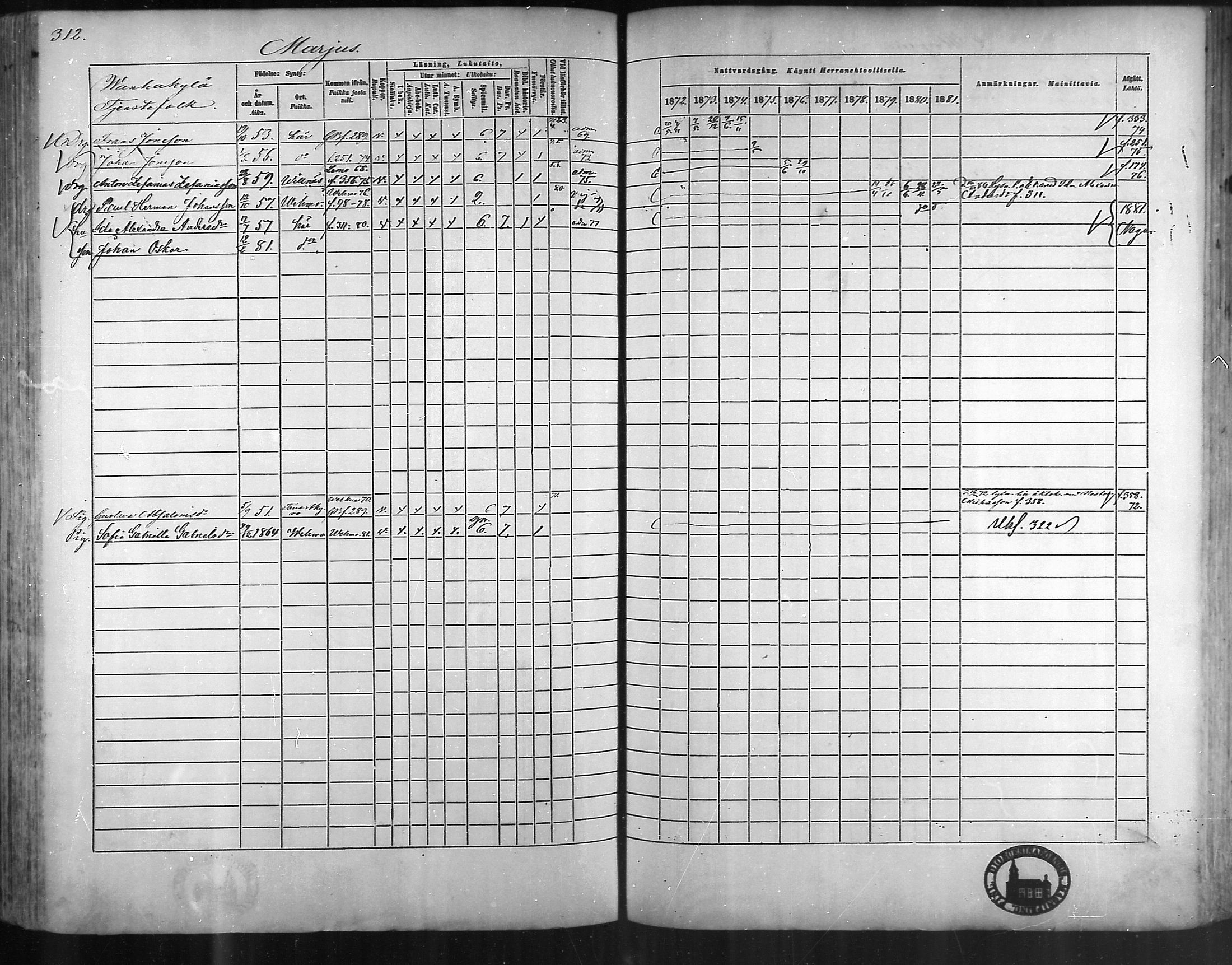 [ ../kirjat/Kirkonkirjat/taivassalo/rippikirja_1872-1881_mko211-226/kuvat/298.jpg ]