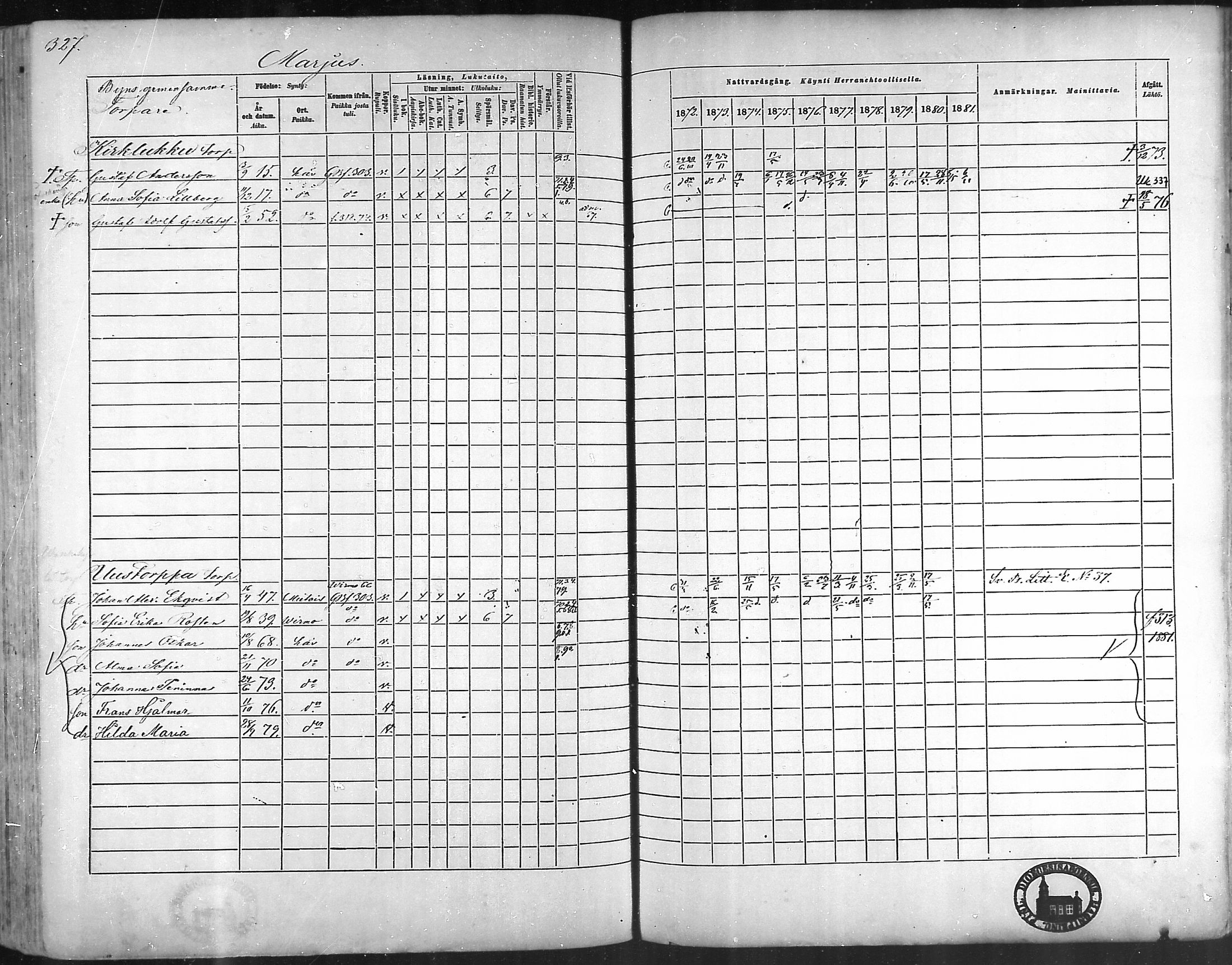 [ ../kirjat/Kirkonkirjat/taivassalo/rippikirja_1872-1881_mko211-226/kuvat/313.jpg ]