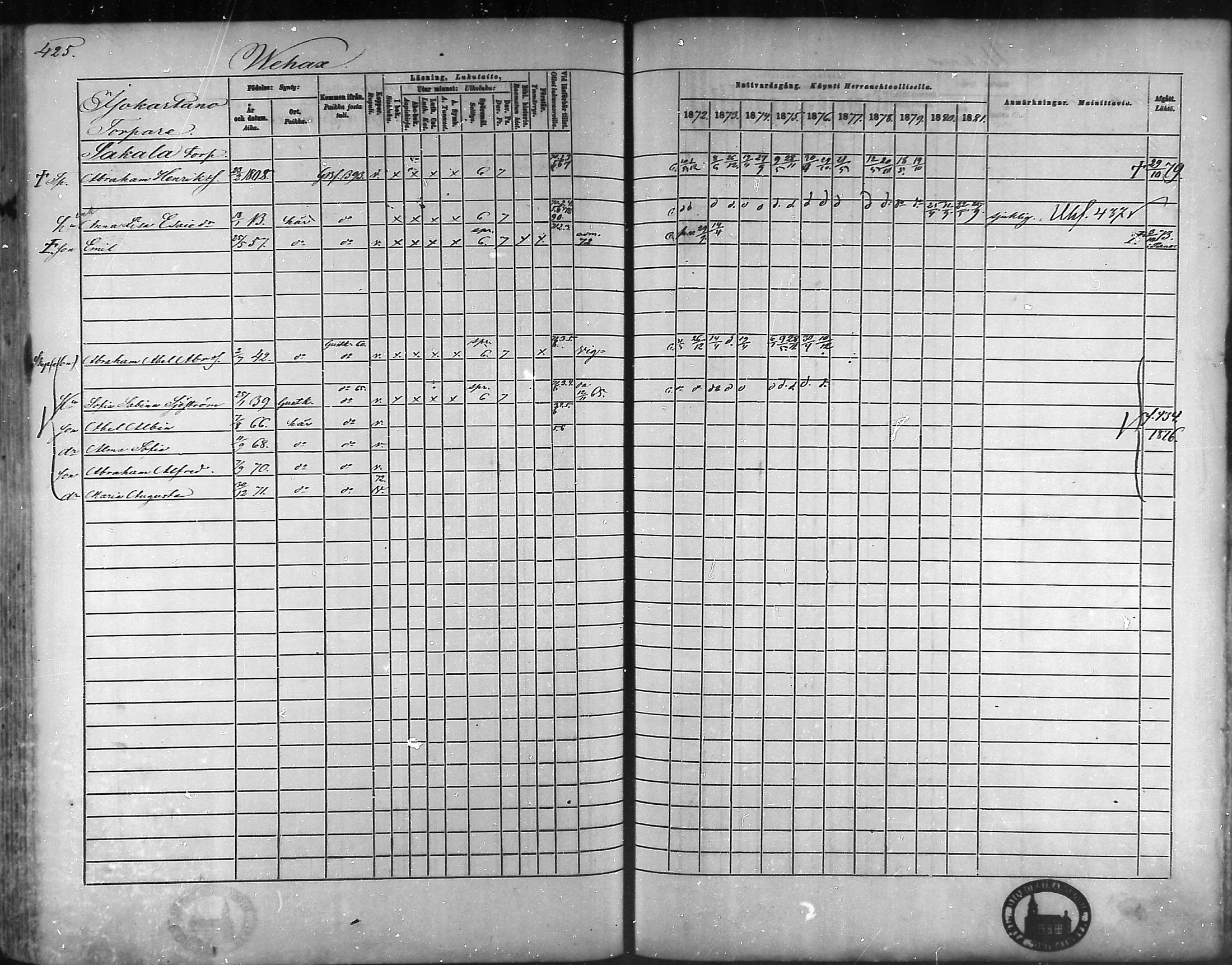 [ ../kirjat/Kirkonkirjat/taivassalo/rippikirja_1872-1881_mko211-226/kuvat/404.jpg ]