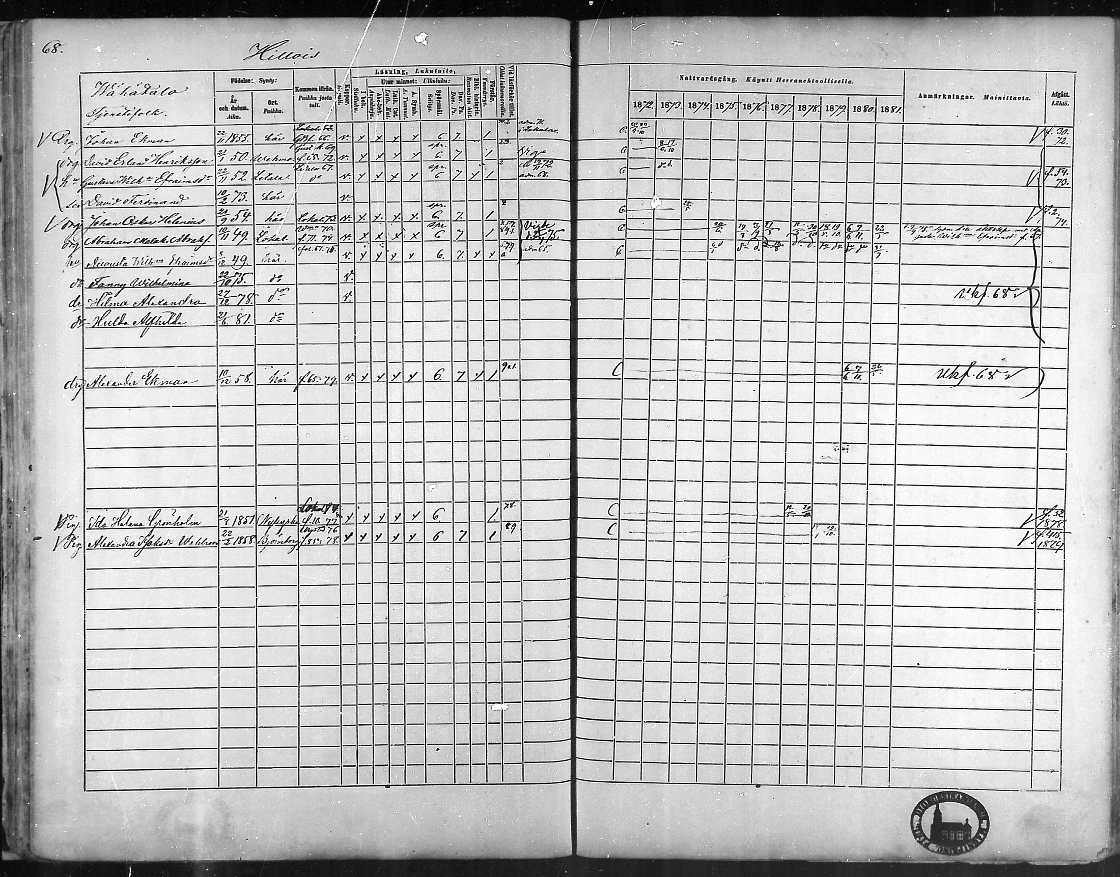 [ ../kirjat/Kirkonkirjat/taivassalo/rippikirja_1872-1881_mko211-226/kuvat/67.jpg ]