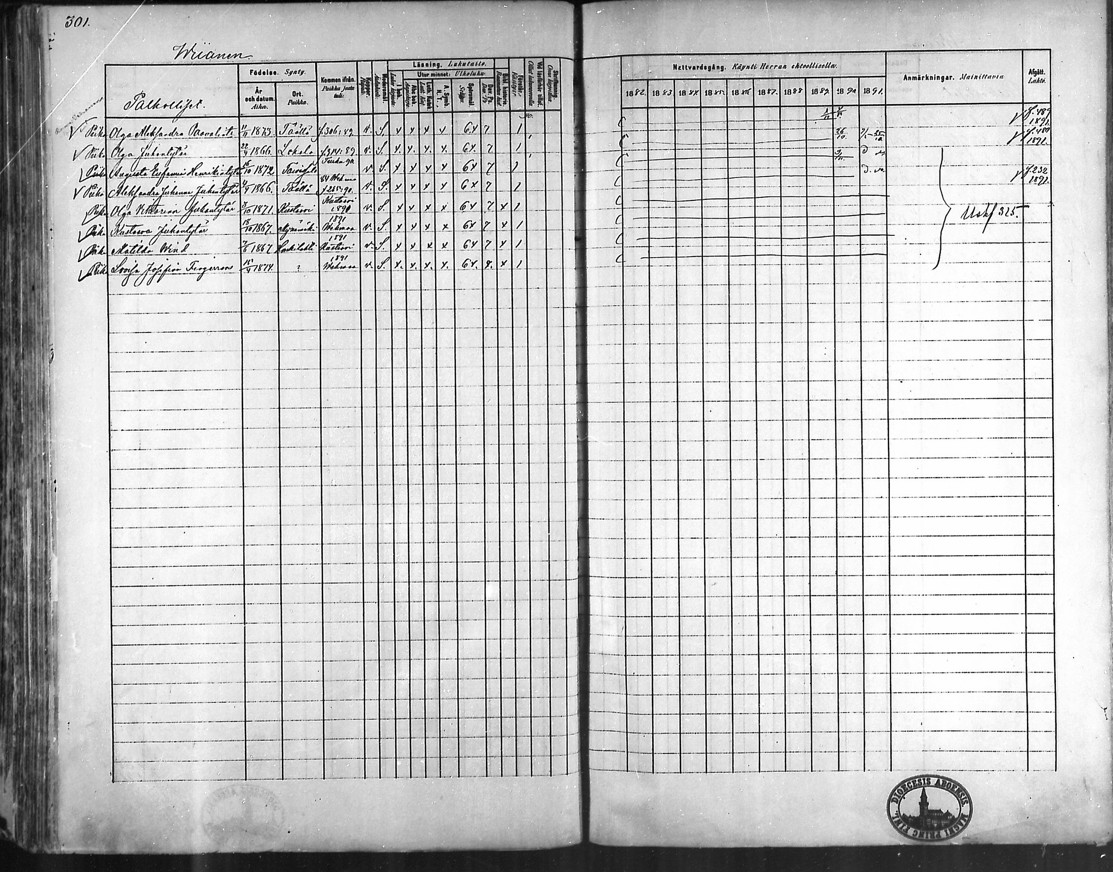 [ ../kirjat/Kirkonkirjat/taivassalo/rippikirja_1882-1891_mko227-243/kuvat/293.jpg ]
