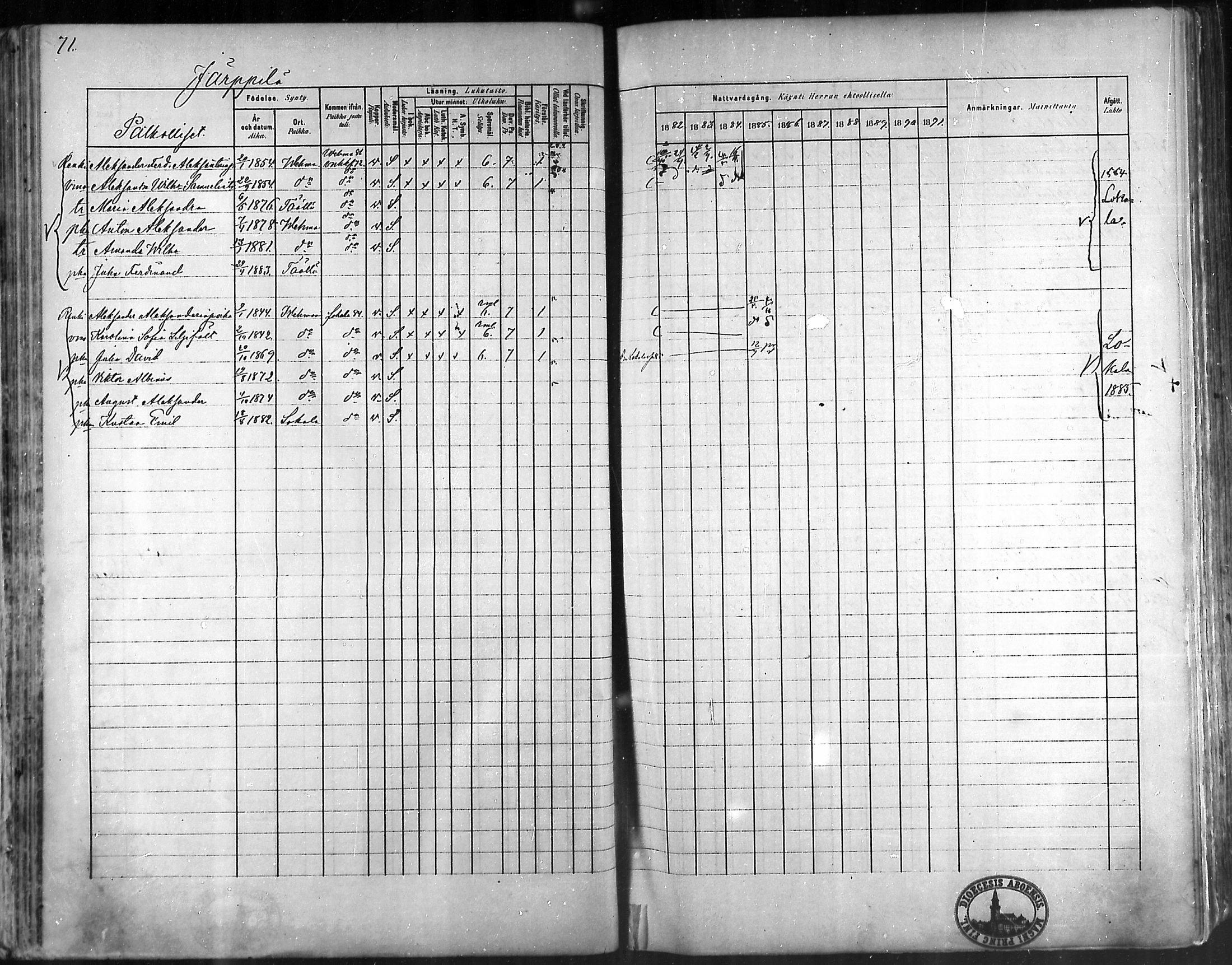 [ ../kirjat/Kirkonkirjat/taivassalo/rippikirja_1882-1891_mko227-243/kuvat/70.jpg ]