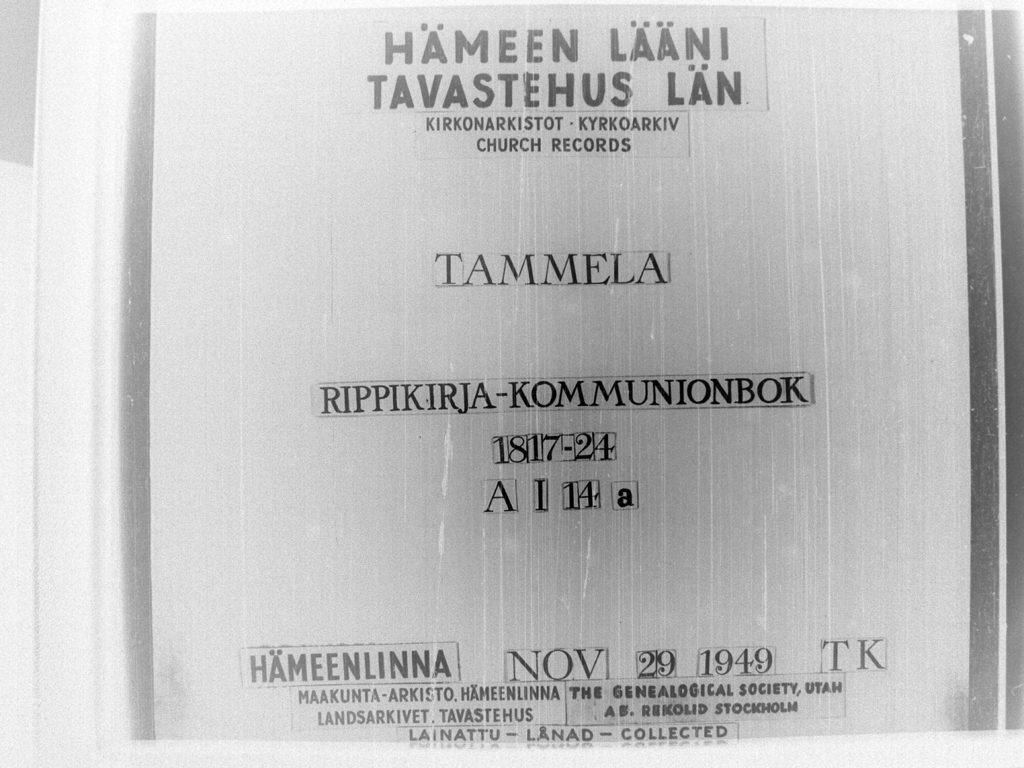 [ ../kirjat/Kirkonkirjat/tammela/rippikirja_1817-1824_tk514/kuvat/1.jpg ]