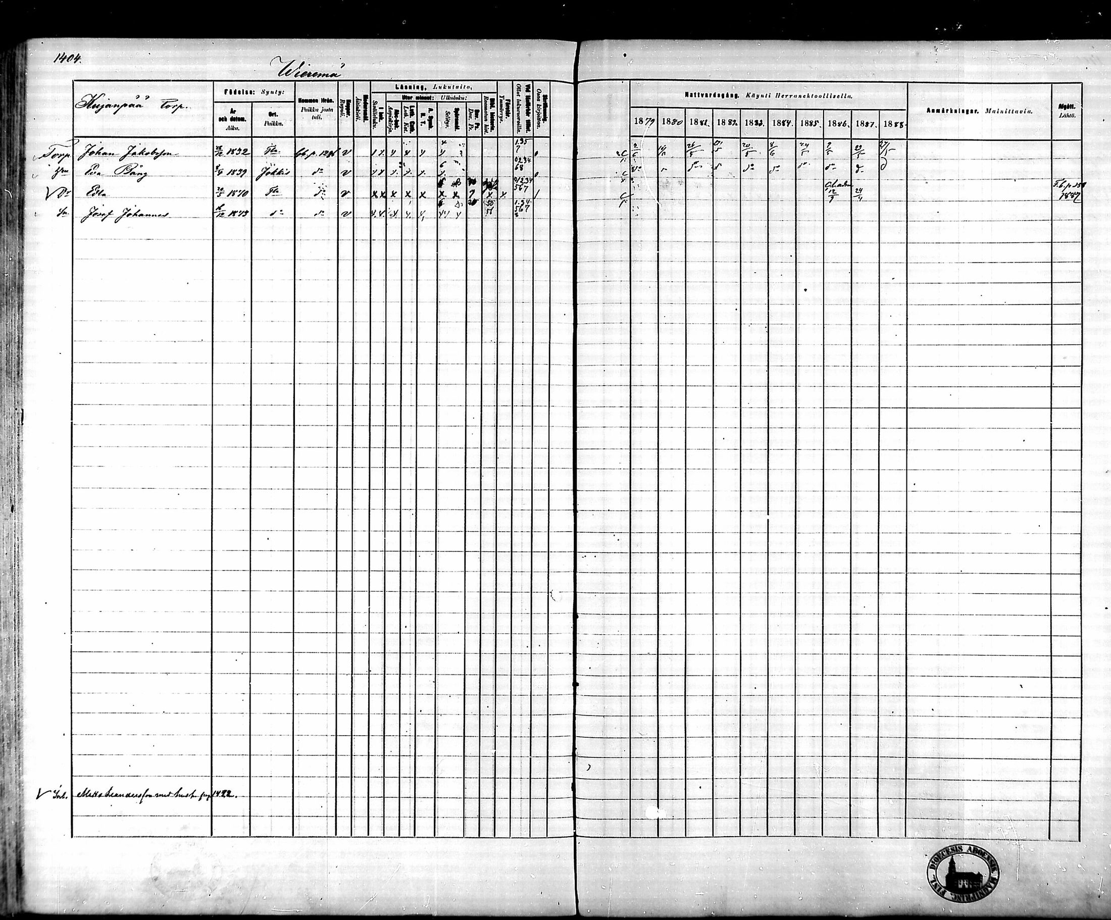 [ ../kirjat/Kirkonkirjat/tammela/rippikirja_1879-1888_mko141-184/kuvat/1301.jpg ]