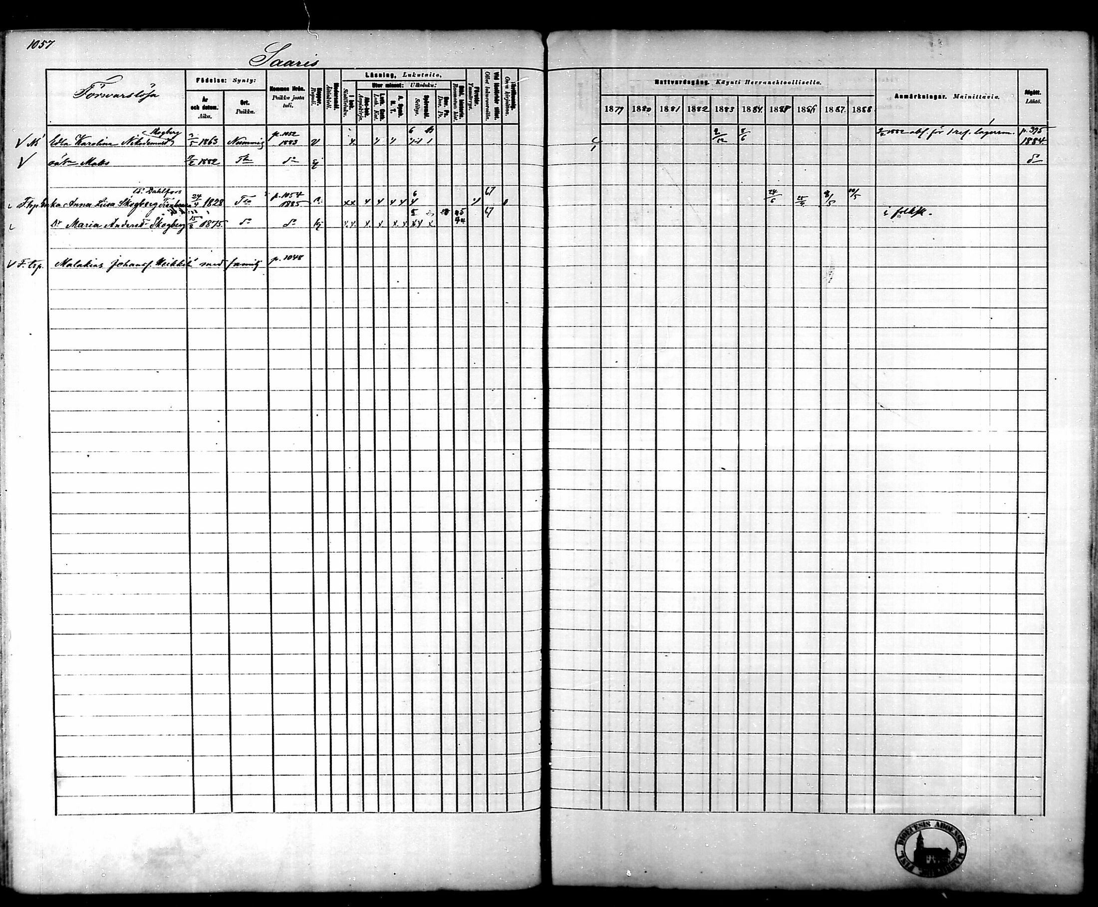 [ ../kirjat/Kirkonkirjat/tammela/rippikirja_1879-1888_mko141-184/kuvat/997.jpg ]
