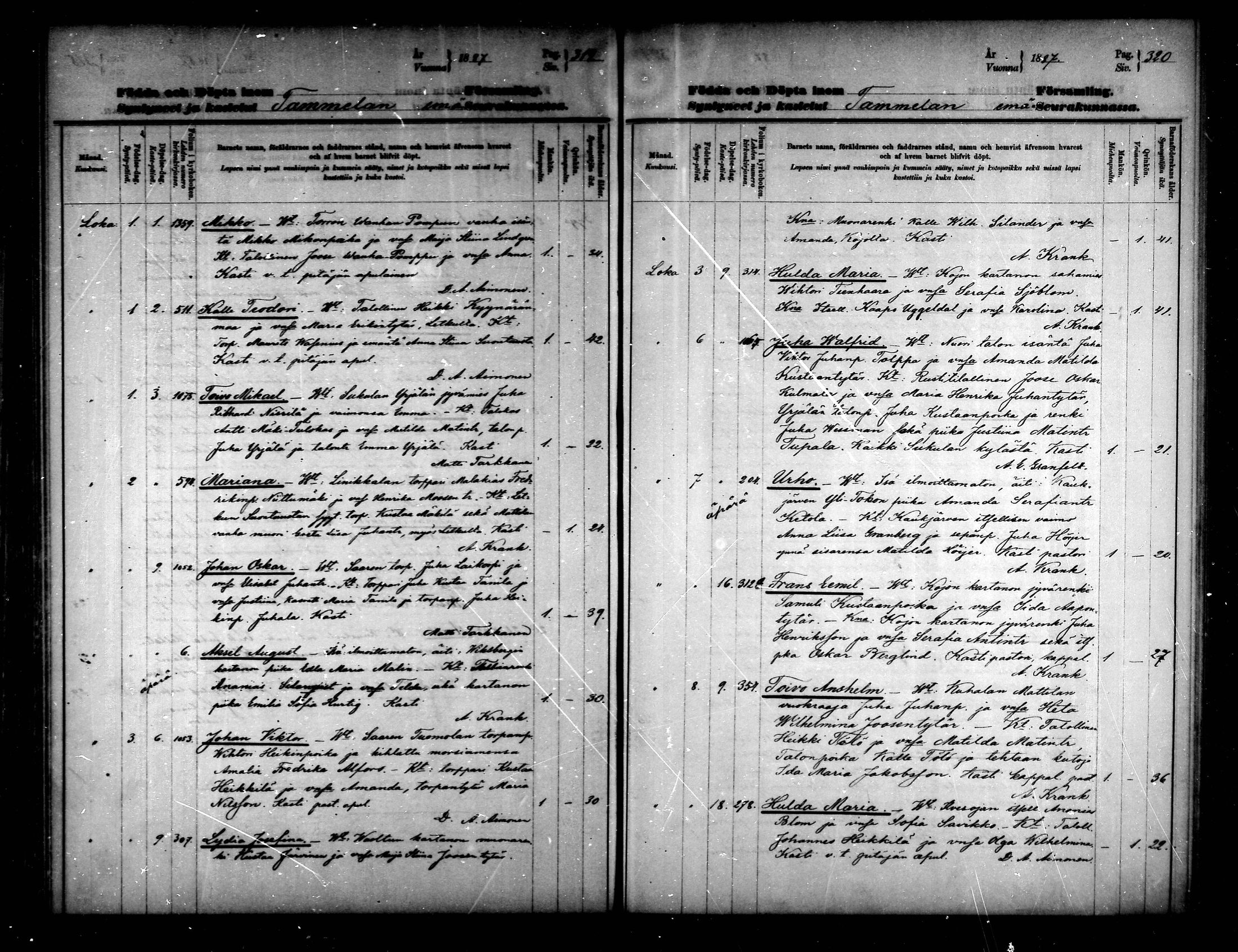 [ ../kirjat/Kirkonkirjat/tammela/syntyneet_1884-1890_mko629-639/kuvat/160.jpg ]