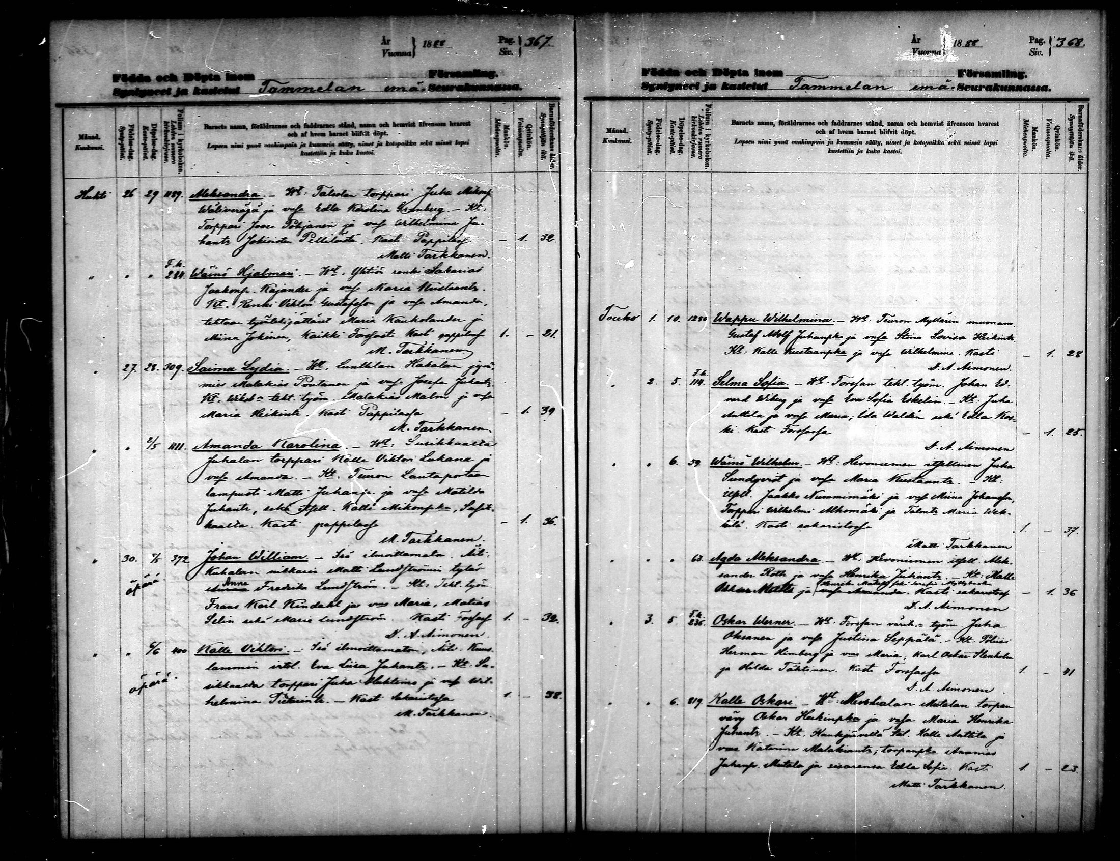 [ ../kirjat/Kirkonkirjat/tammela/syntyneet_1884-1890_mko629-639/kuvat/184.jpg ]