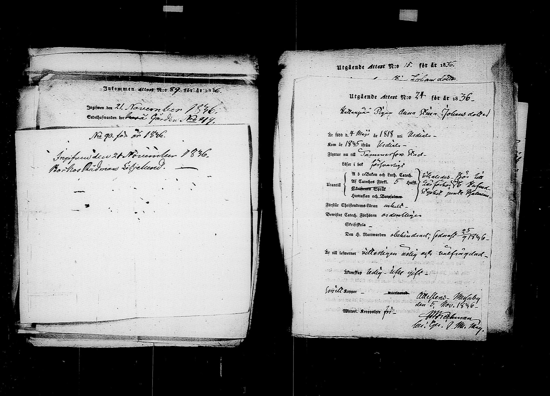 [ ../kirjat/Kirkonkirjat/tampereen_tuomiokirkkoseurakunta/muuttokirjoja_1835-1837_tk639-640/kuvat/233.jpg ]