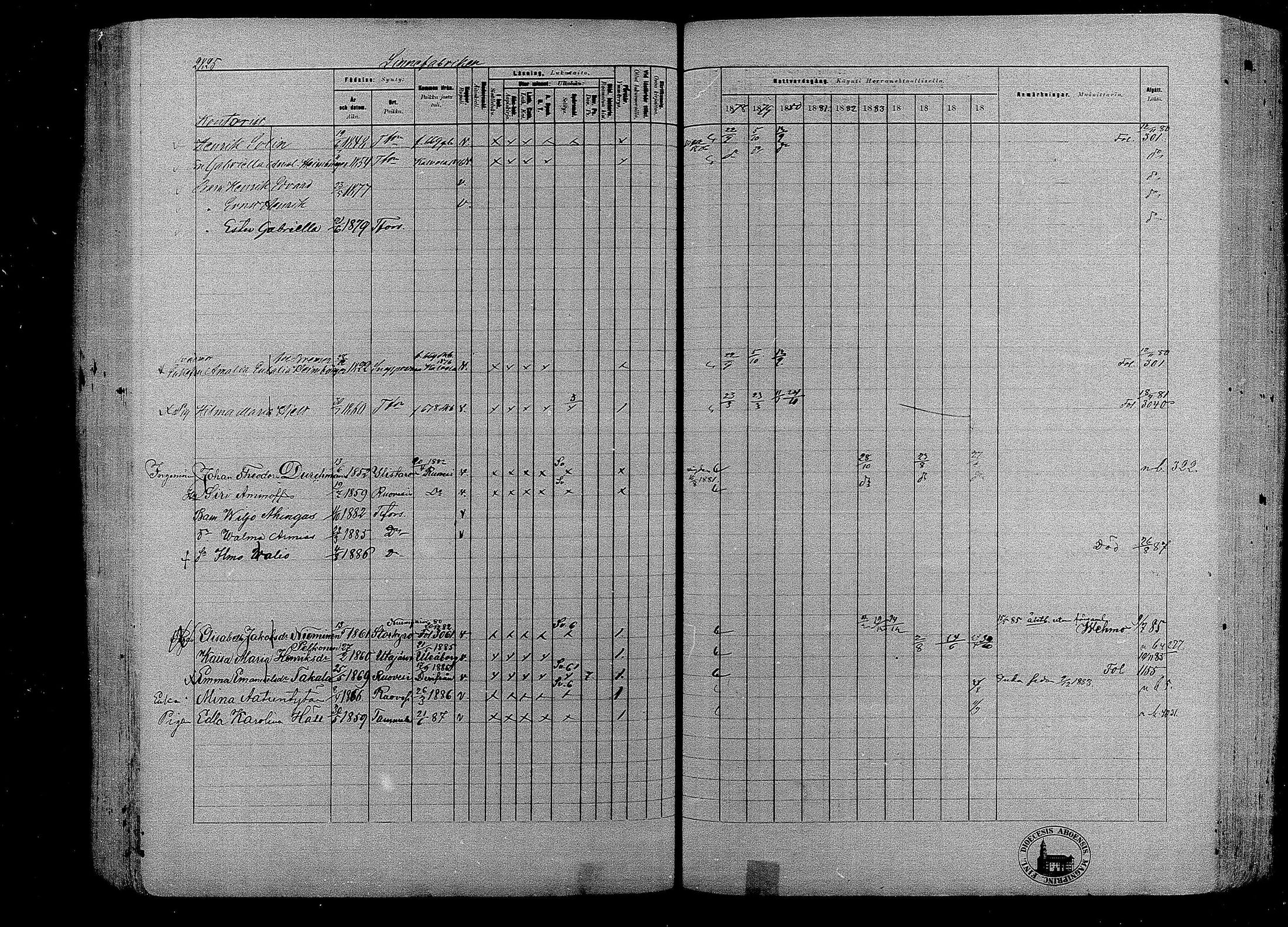 [ ../kirjat/Kirkonkirjat/tampereen_tuomiokirkkoseurakunta/rippikirja_1878-1887_mko228-252/kuvat/437.jpg ]