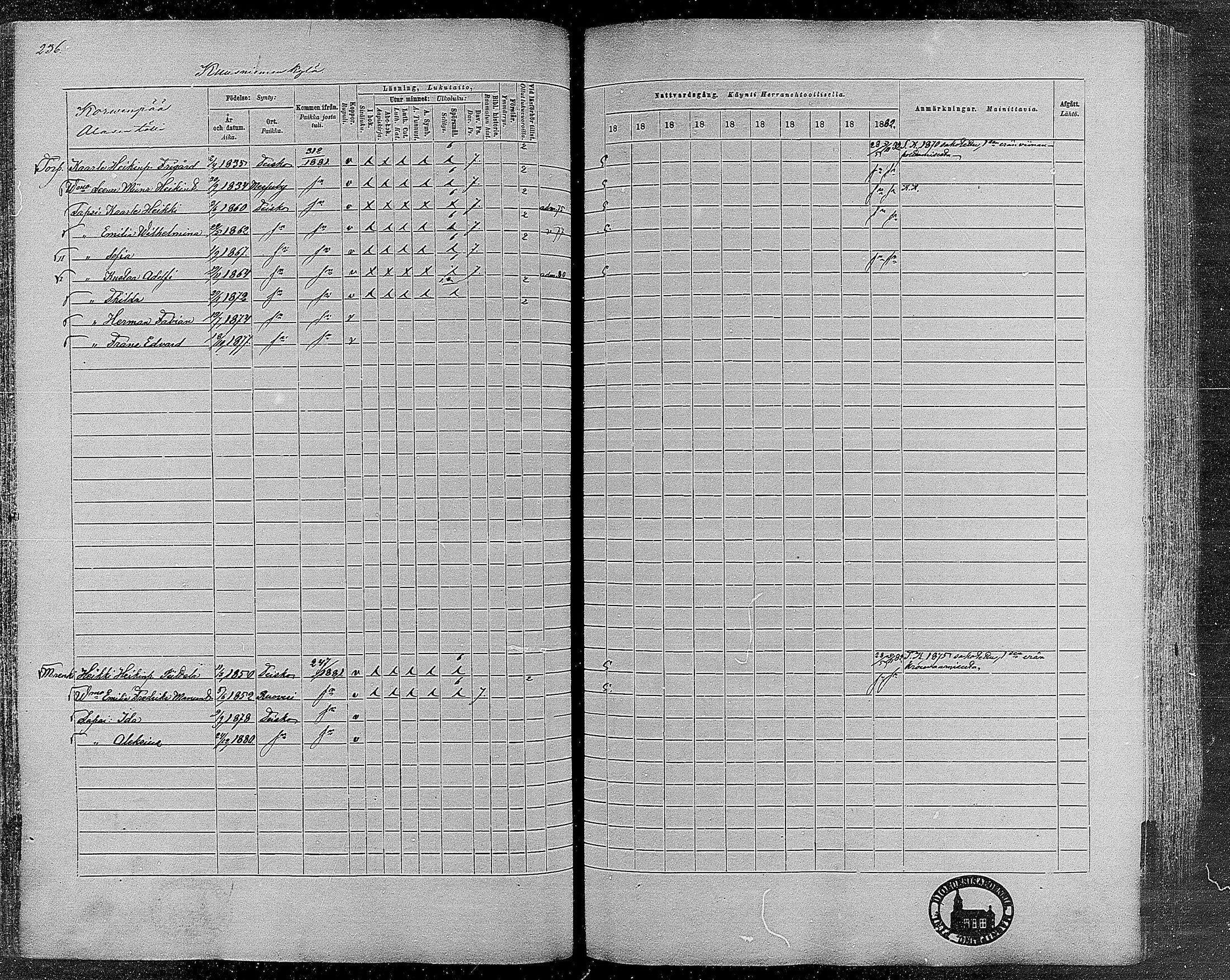 [ ../kirjat/Kirkonkirjat/teisko/rippikirja_1872-1881_mko53-74/kuvat/221.jpg ]