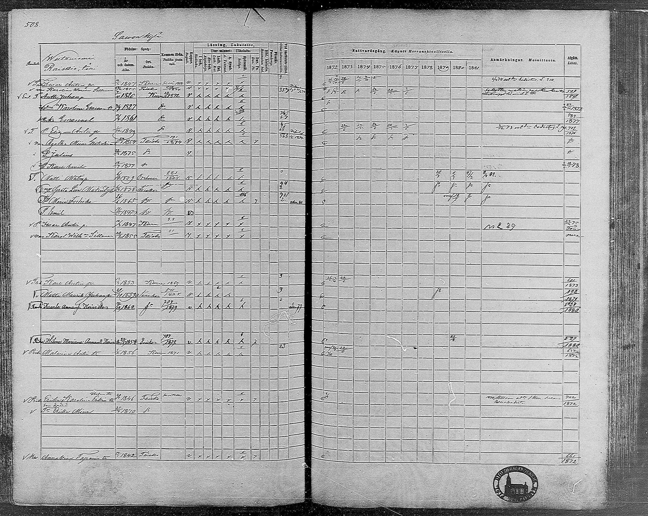 [ ../kirjat/Kirkonkirjat/teisko/rippikirja_1872-1881_mko53-74/kuvat/480.jpg ]