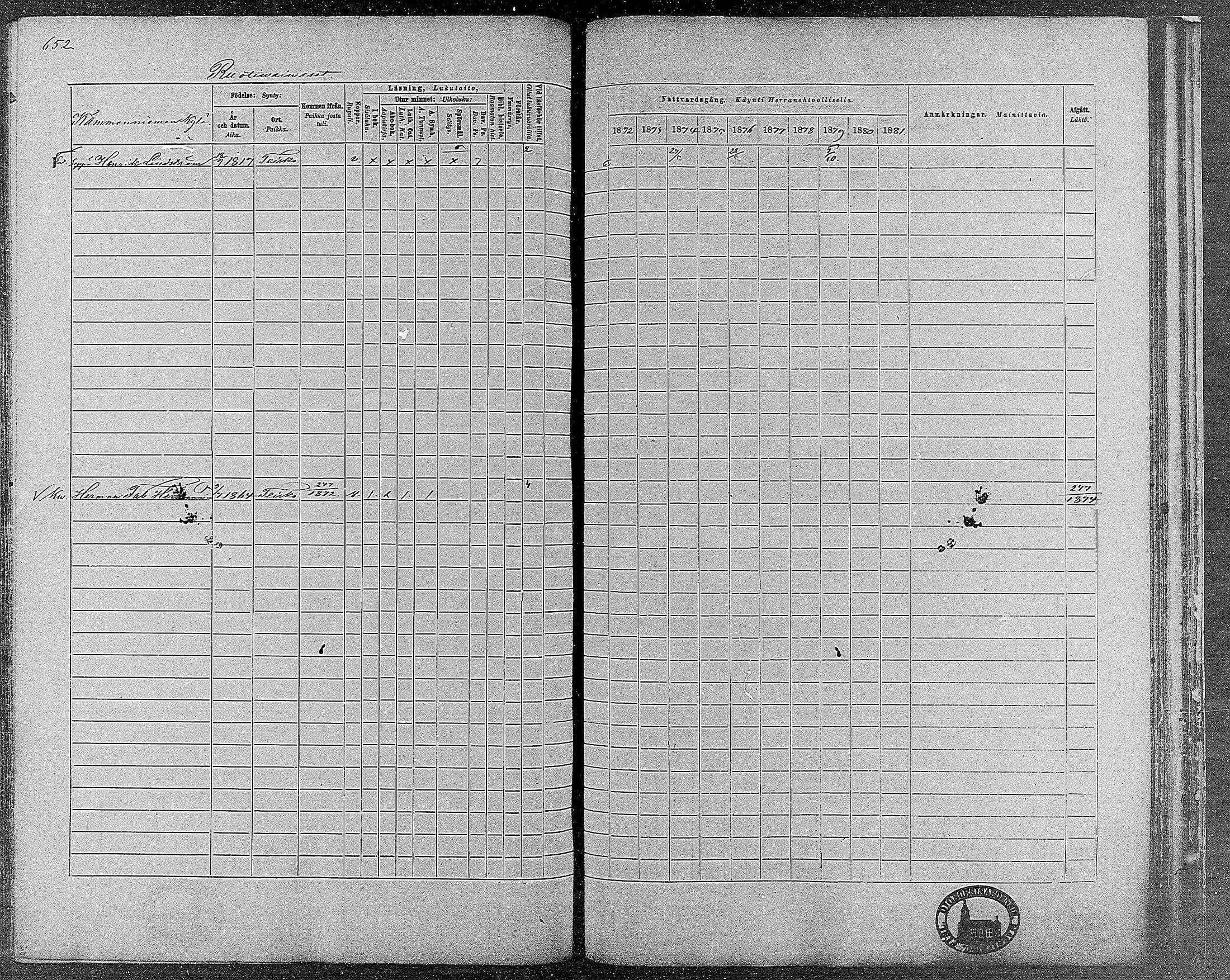 [ ../kirjat/Kirkonkirjat/teisko/rippikirja_1872-1881_mko53-74/kuvat/605.jpg ]