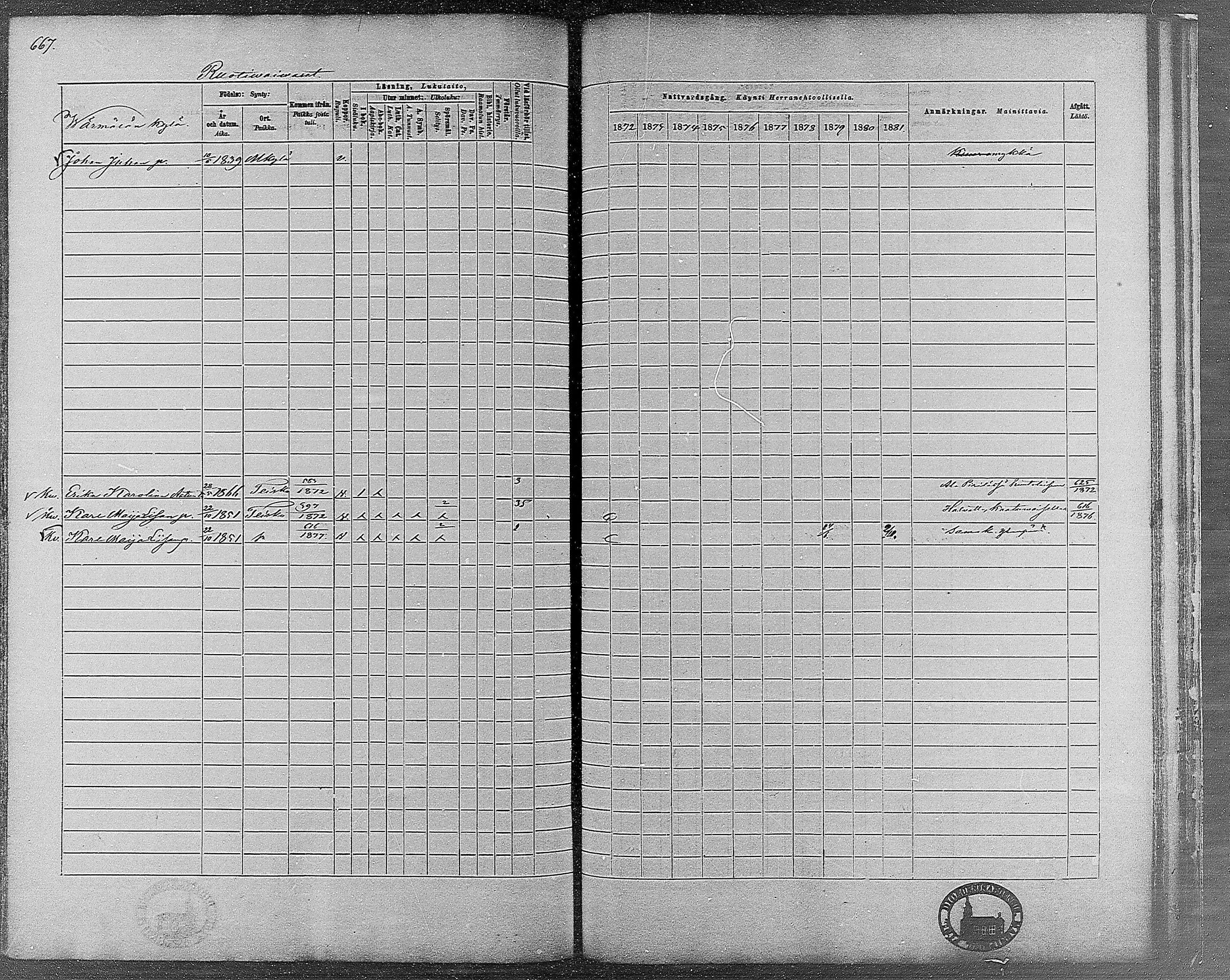 [ ../kirjat/Kirkonkirjat/teisko/rippikirja_1872-1881_mko53-74/kuvat/617.jpg ]