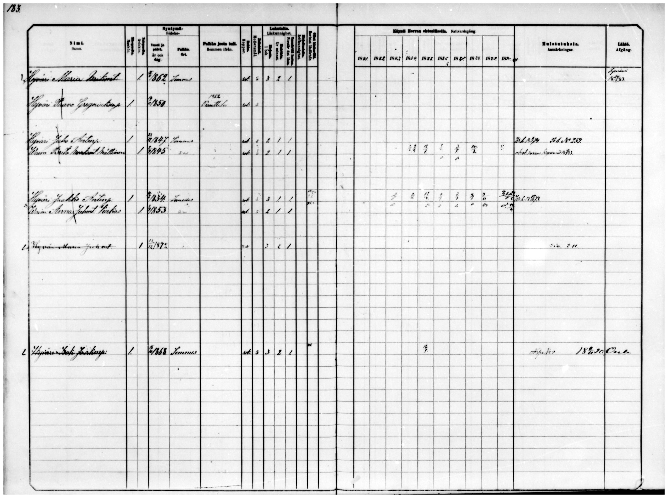 [ ../kirjat/Kirkonkirjat/temmes/rippikirja_1881-1890_mko26-33/kuvat/132.jpg ]