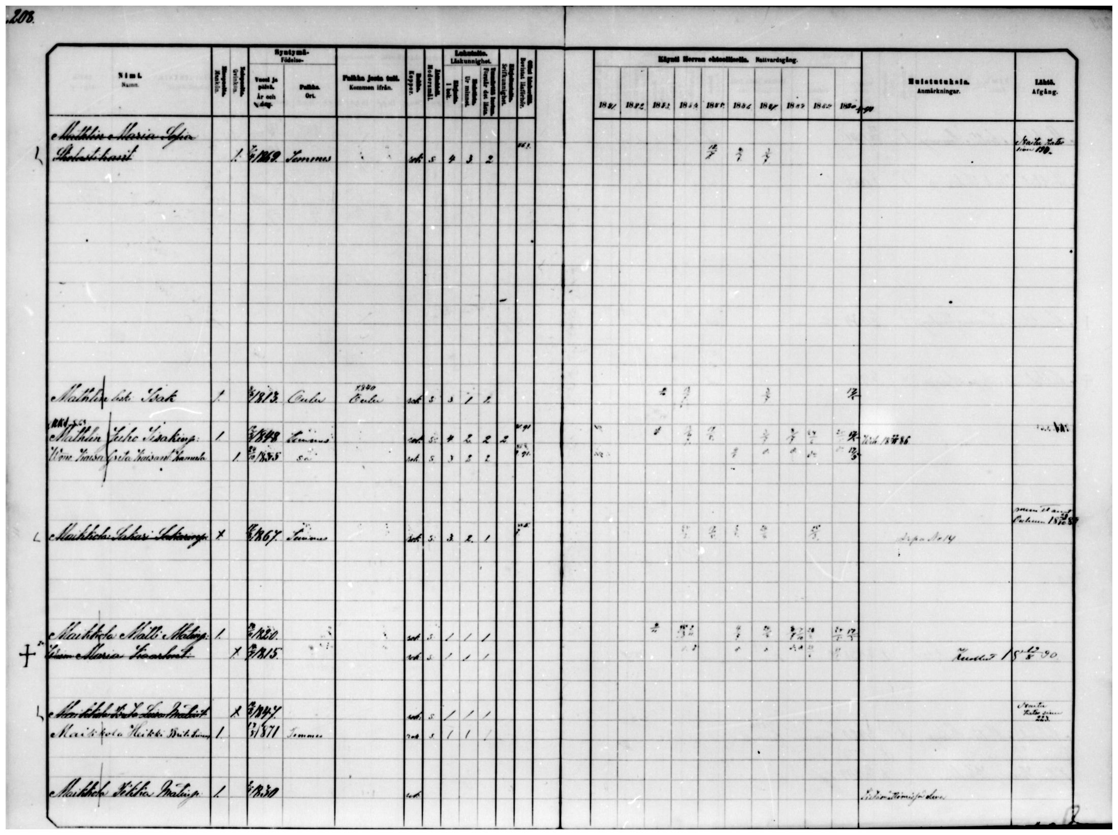 [ ../kirjat/Kirkonkirjat/temmes/rippikirja_1881-1890_mko26-33/kuvat/157.jpg ]