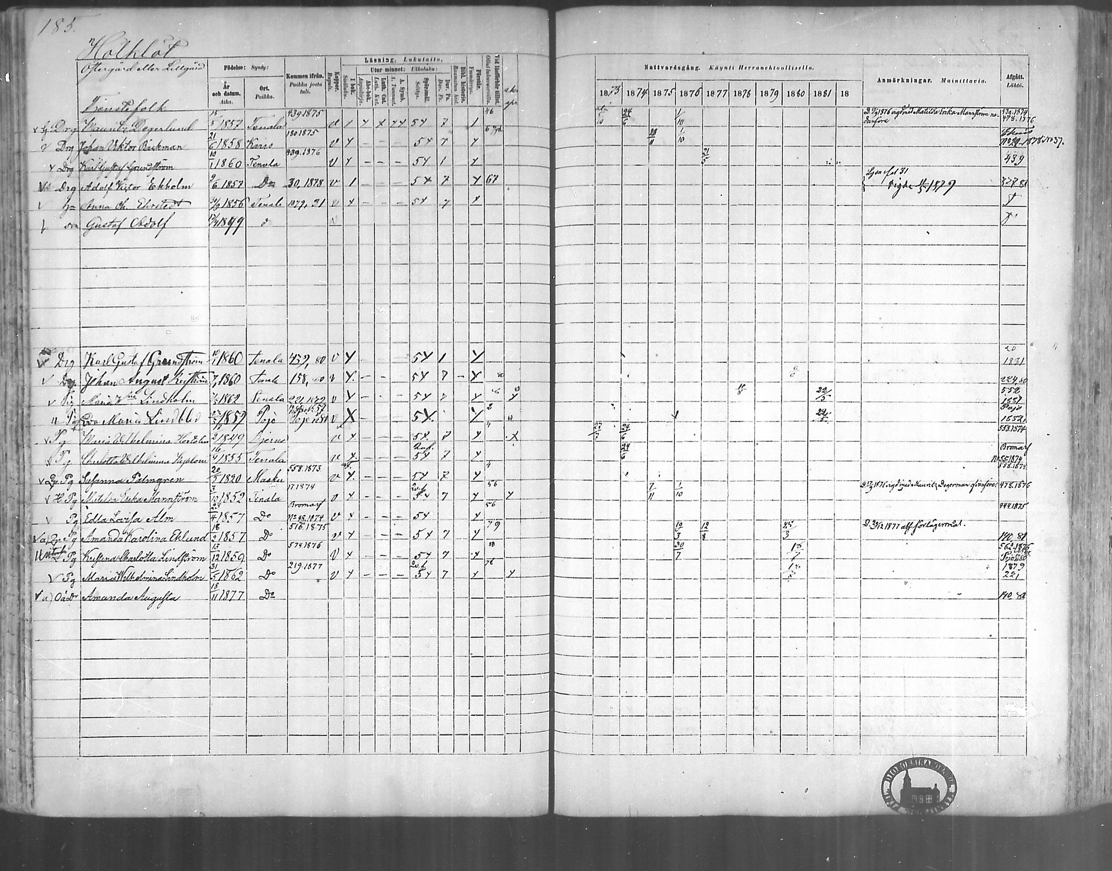 [ ../kirjat/Kirkonkirjat/tenhola/rippikirja_1873-1882_mko17-35/kuvat/173.jpg ]
