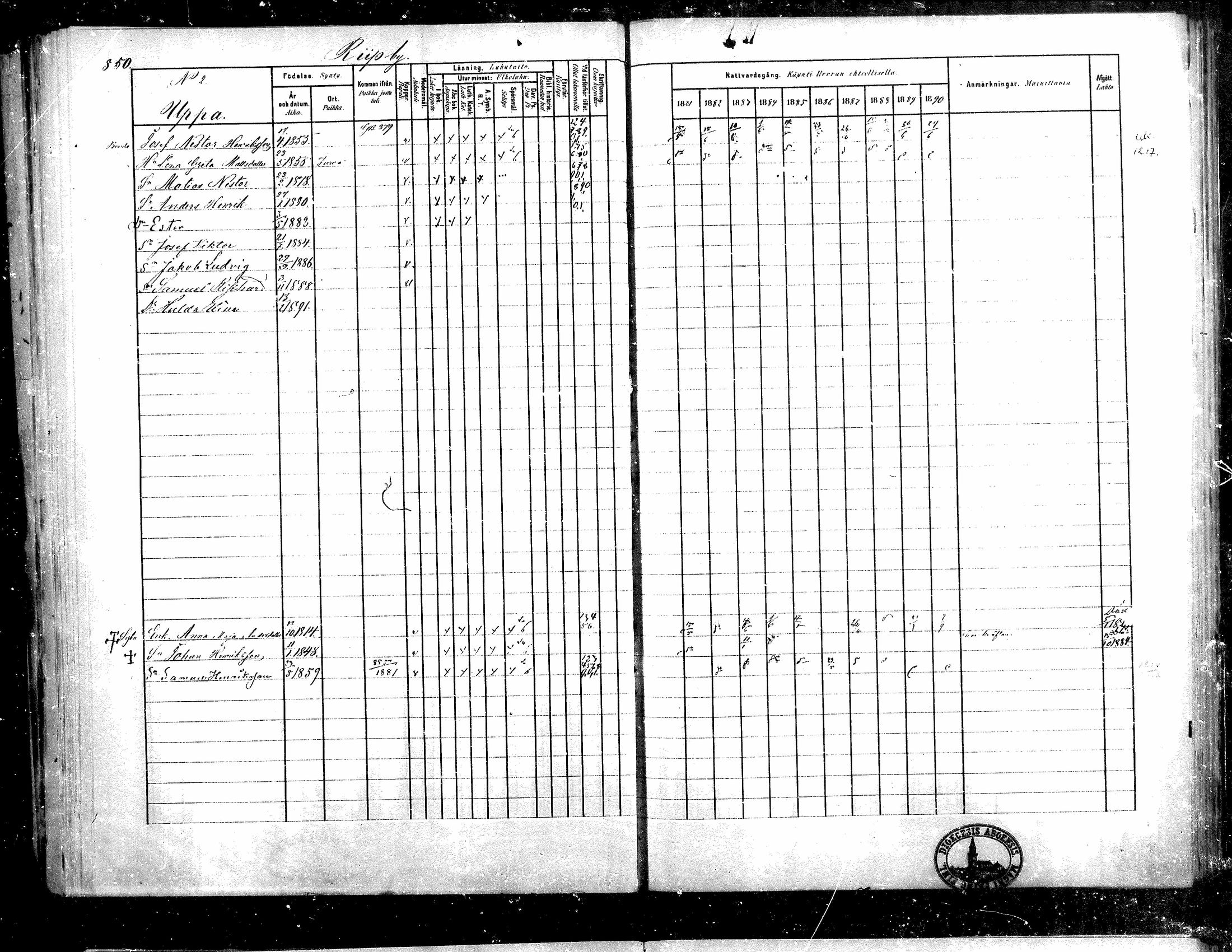 [ ../kirjat/Kirkonkirjat/teuva/rippikirja_1881-1890_mko200-216/kuvat/245.jpg ]