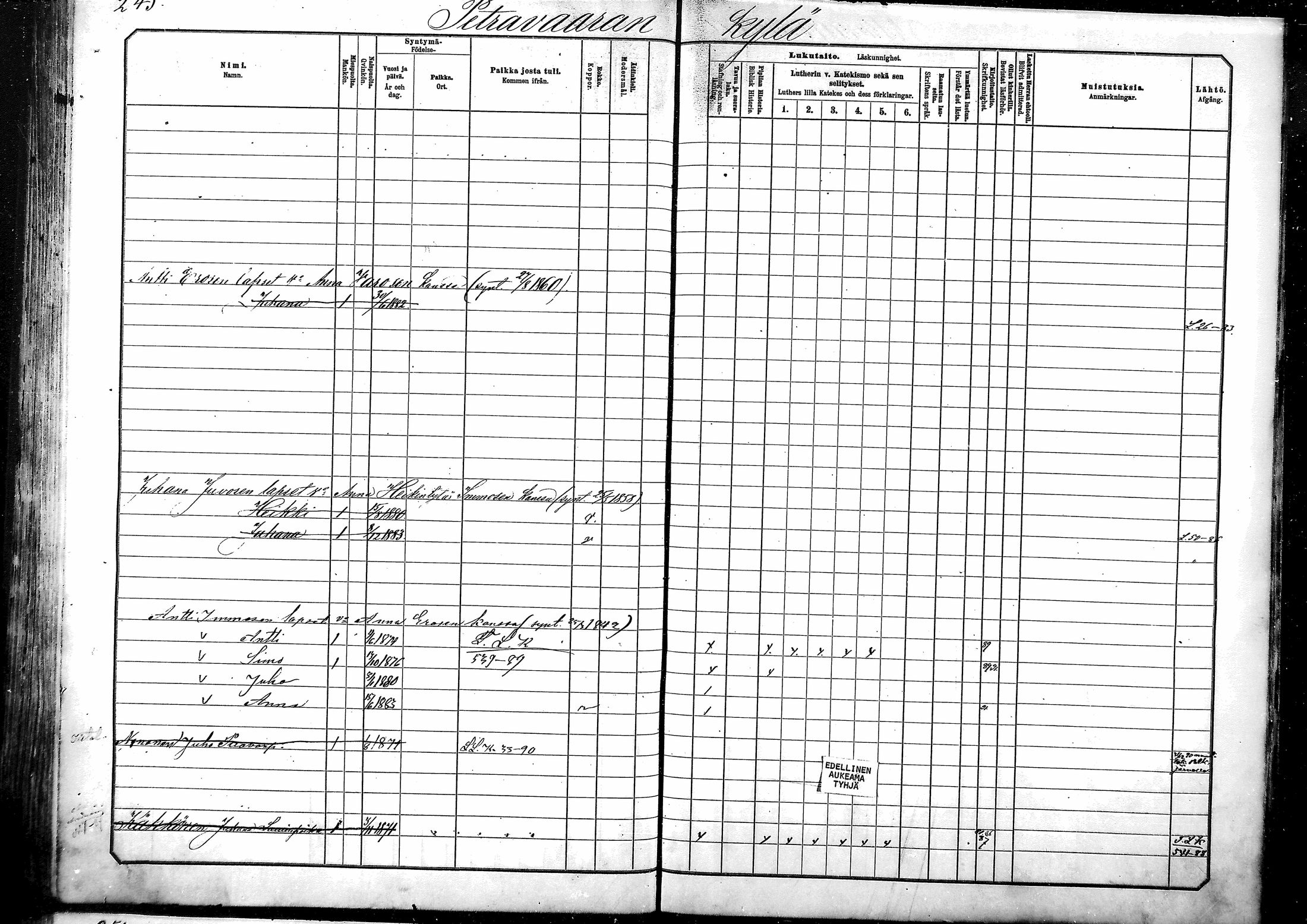[ ../kirjat/Kirkonkirjat/tohmajarvi/lastenkirja_1881-1890_mko552-561/kuvat/219.jpg ]