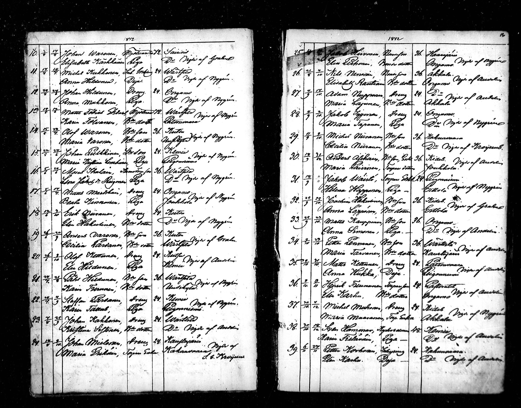 [ ../kirjat/Kirkonkirjat/tohmajarvi/vihityt_1831-1860_mko694-695/kuvat/11.jpg ]