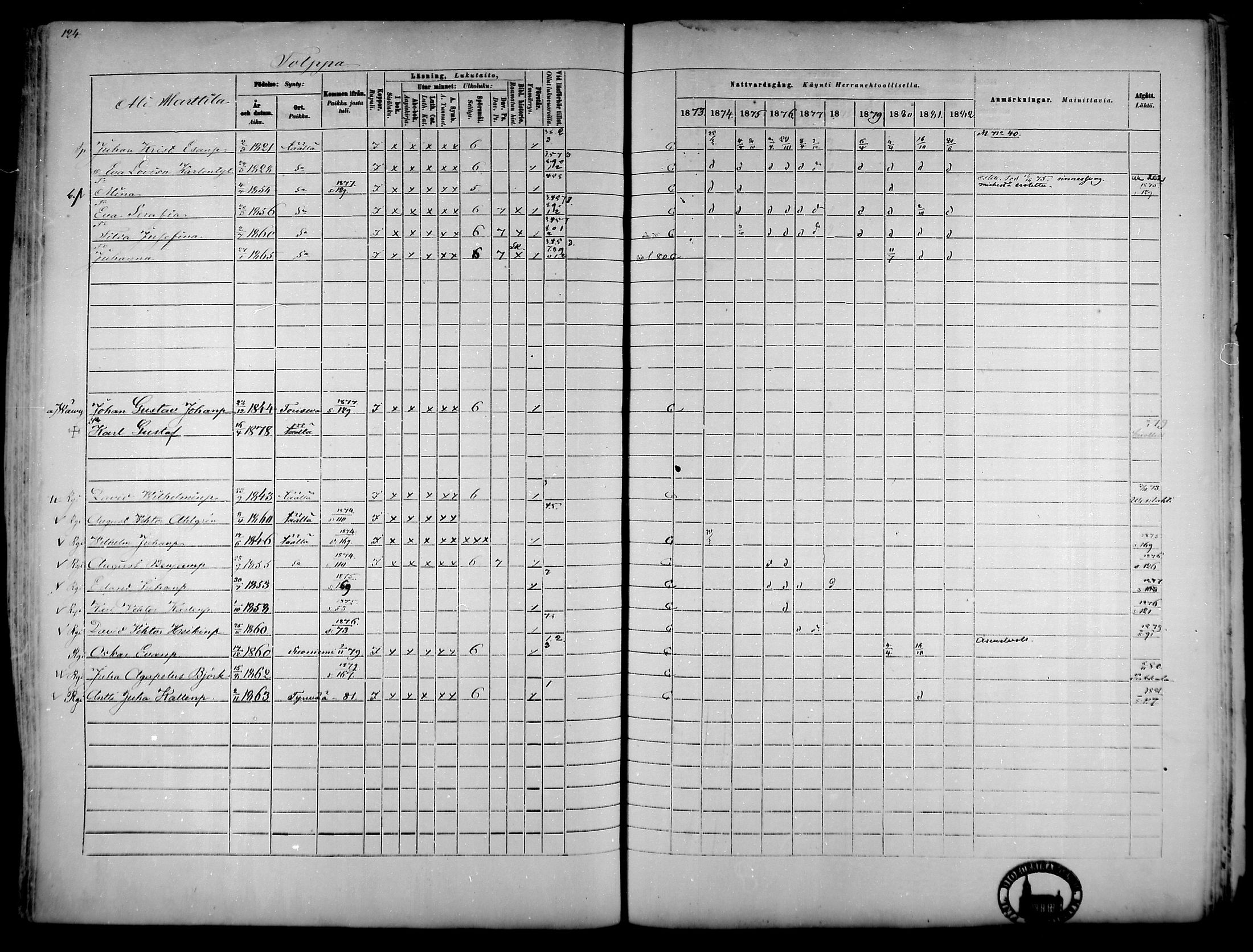 [ ../kirjat/Kirkonkirjat/tottijarvi/rippikirja_1873-1883_mko22-28/kuvat/118.jpg ]