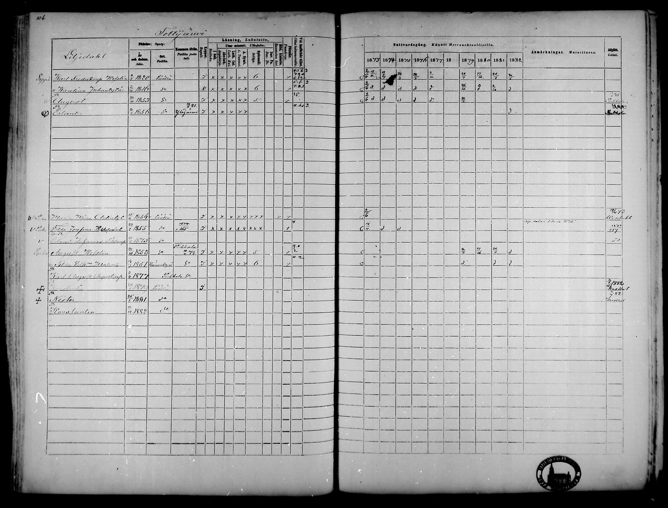 [ ../kirjat/Kirkonkirjat/tottijarvi/rippikirja_1873-1883_mko22-28/kuvat/146.jpg ]