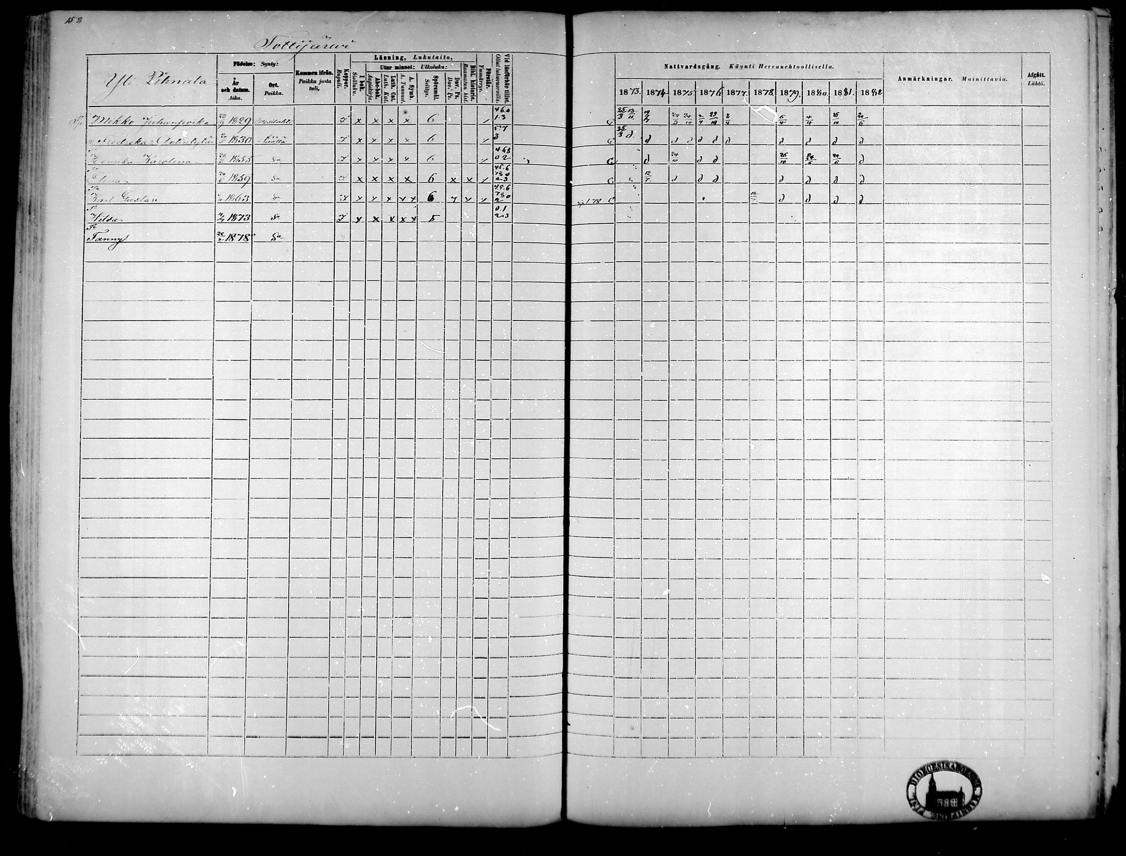 [ ../kirjat/Kirkonkirjat/tottijarvi/rippikirja_1873-1883_mko22-28/kuvat/150.jpg ]