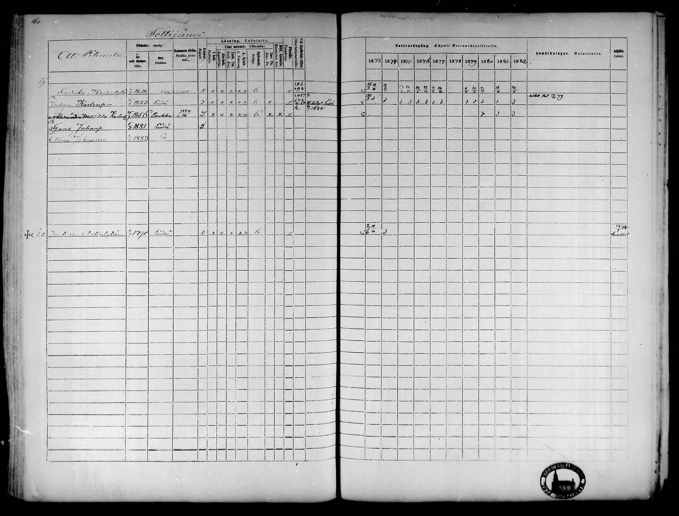 [ ../kirjat/Kirkonkirjat/tottijarvi/rippikirja_1873-1883_mko22-28/kuvat/152.jpg ]