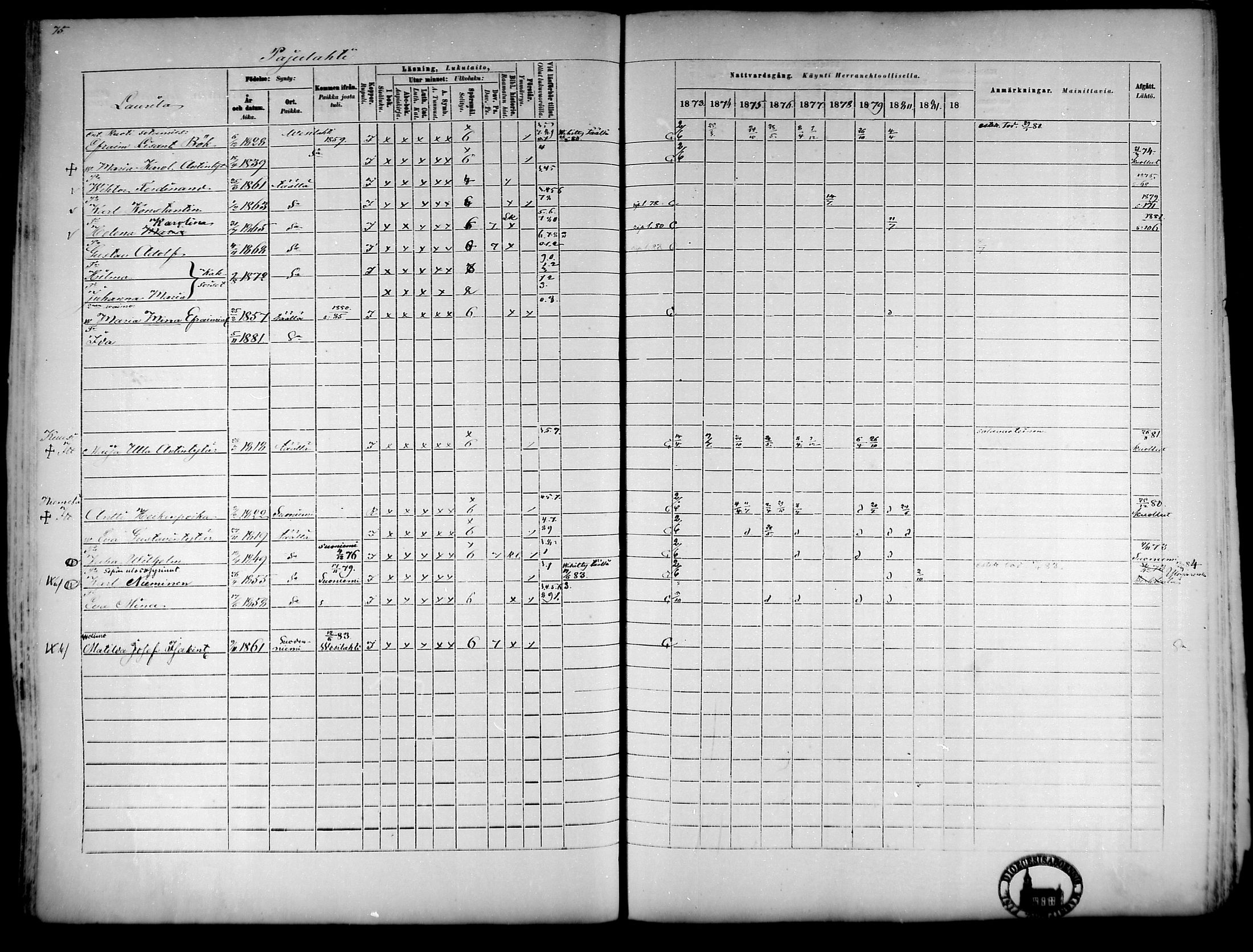 [ ../kirjat/Kirkonkirjat/tottijarvi/rippikirja_1873-1883_mko22-28/kuvat/71.jpg ]