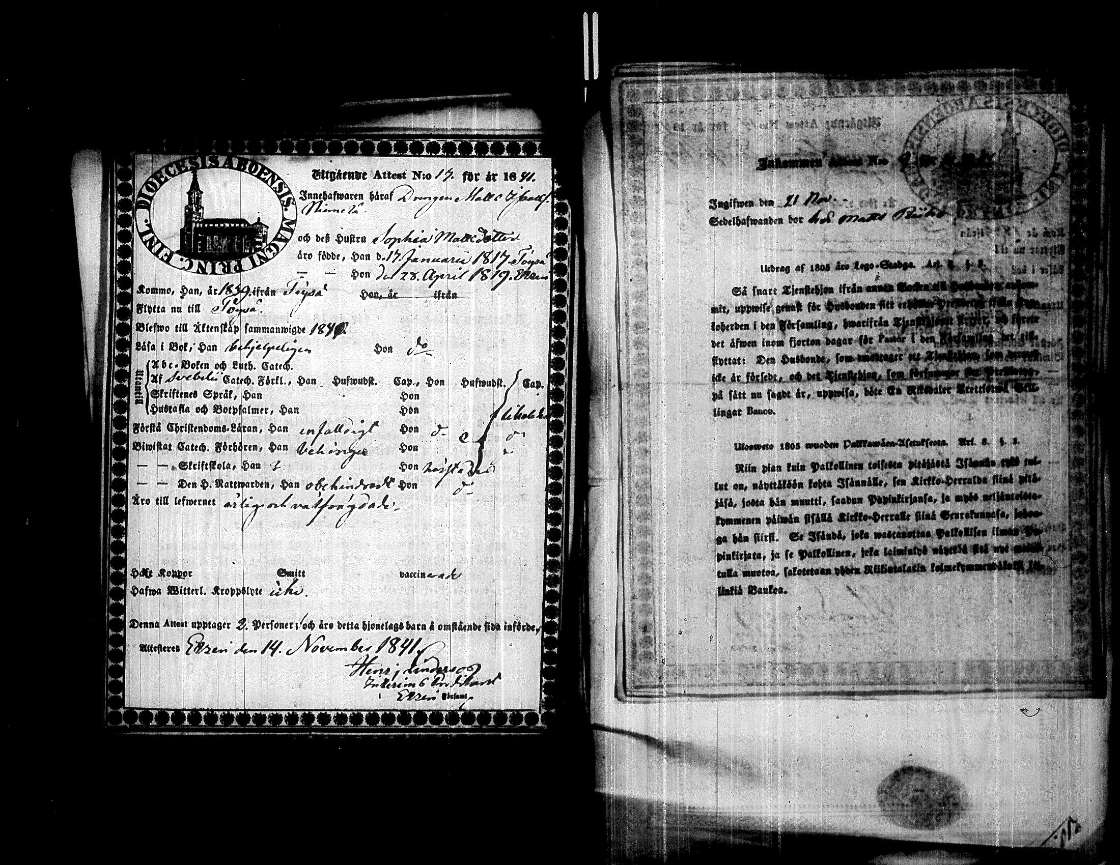 [ ../kirjat/Kirkonkirjat/toysa/muuttokirjoja_1841-1850_uk322/kuvat/8.jpg ]