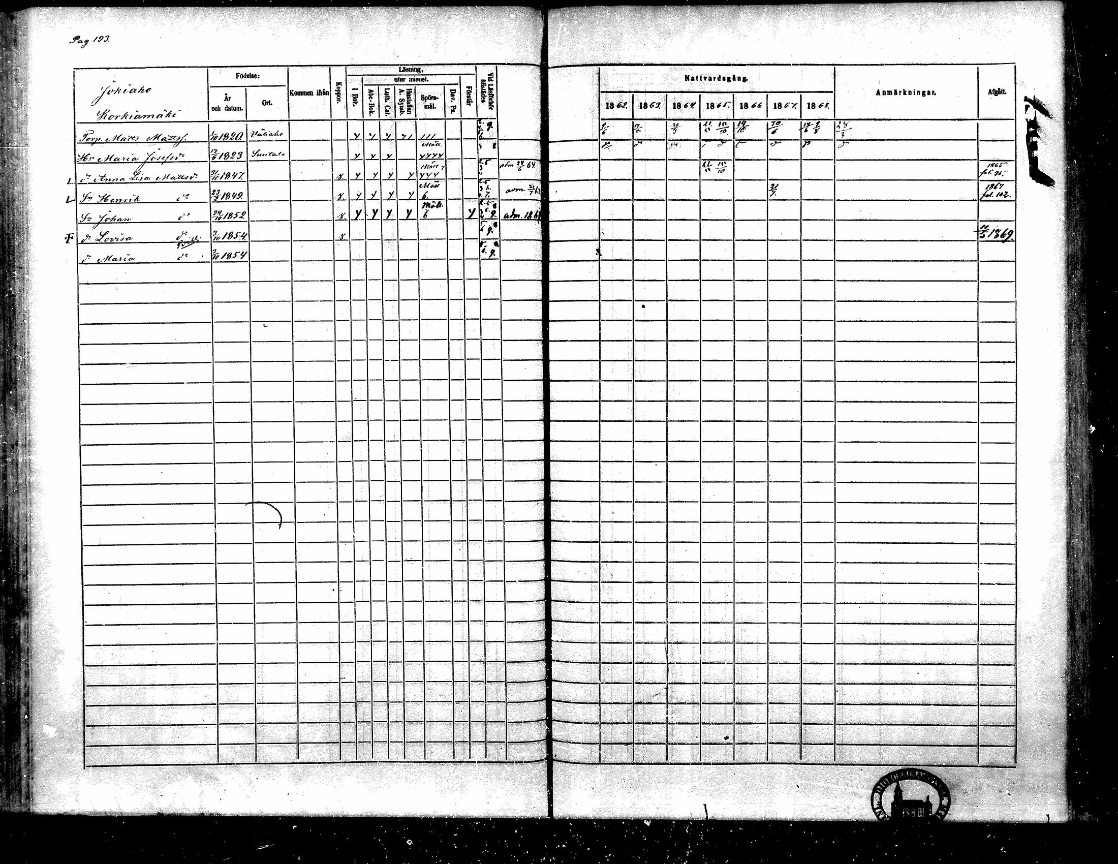 [ ../kirjat/Kirkonkirjat/toysa/rippikirja_1862-1869_mko35-44/kuvat/181.jpg ]