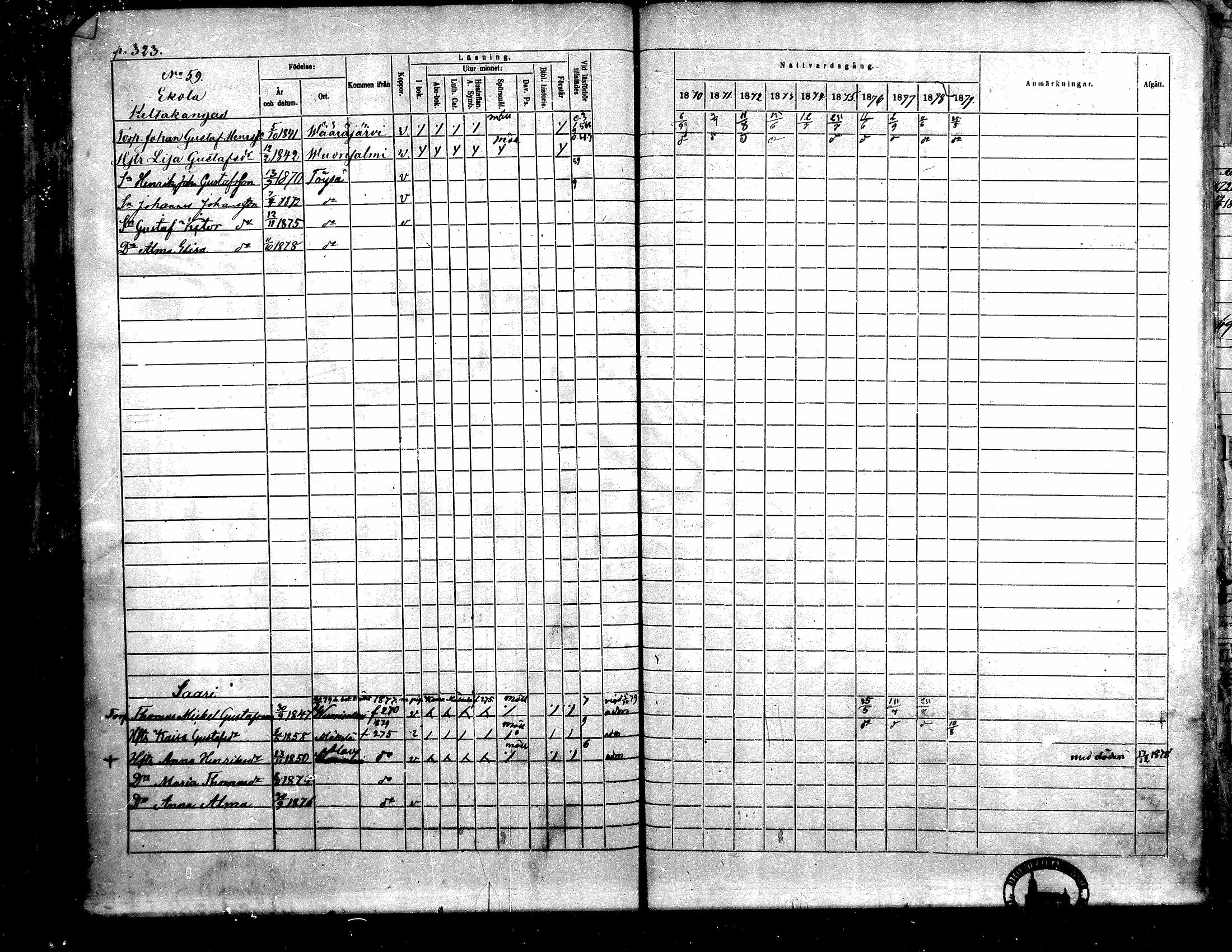 [ ../kirjat/Kirkonkirjat/toysa/rippikirja_1870-1879_mko45-57/kuvat/310.jpg ]
