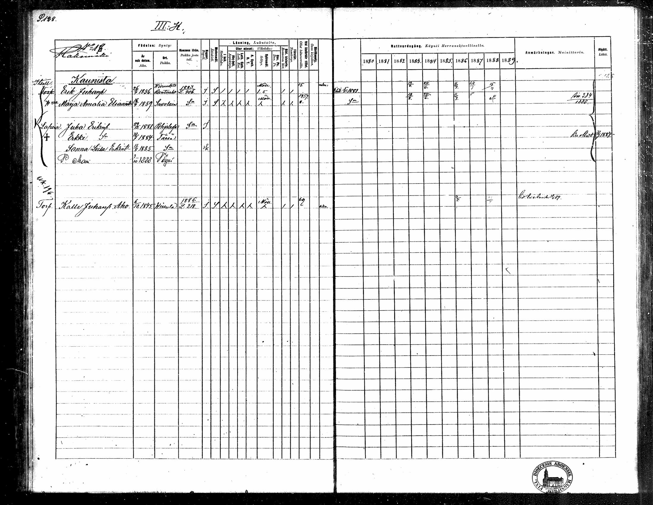 [ ../kirjat/Kirkonkirjat/toysa/rippikirja_1880-1889_mko58-73/kuvat/124.jpg ]