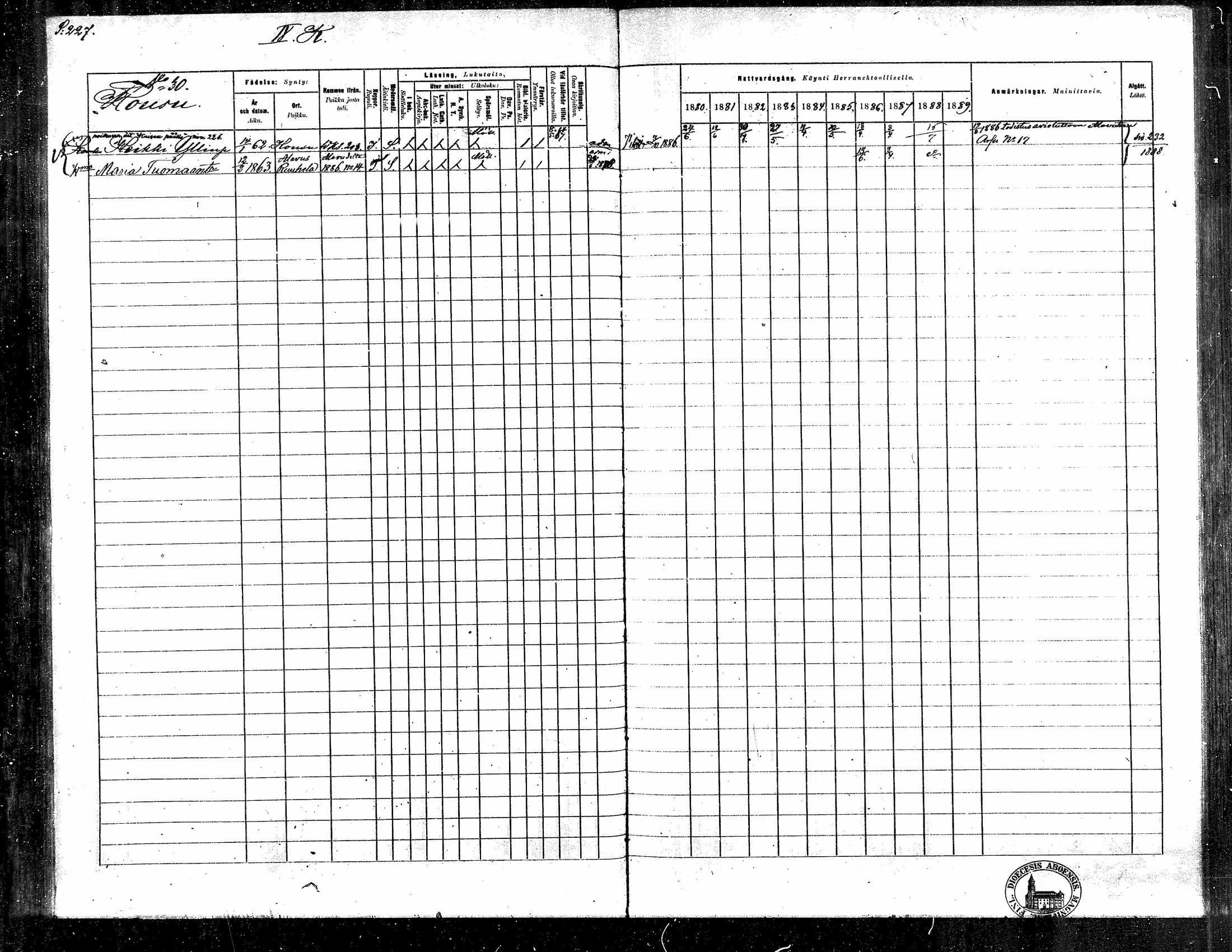 [ ../kirjat/Kirkonkirjat/toysa/rippikirja_1880-1889_mko58-73/kuvat/223.jpg ]