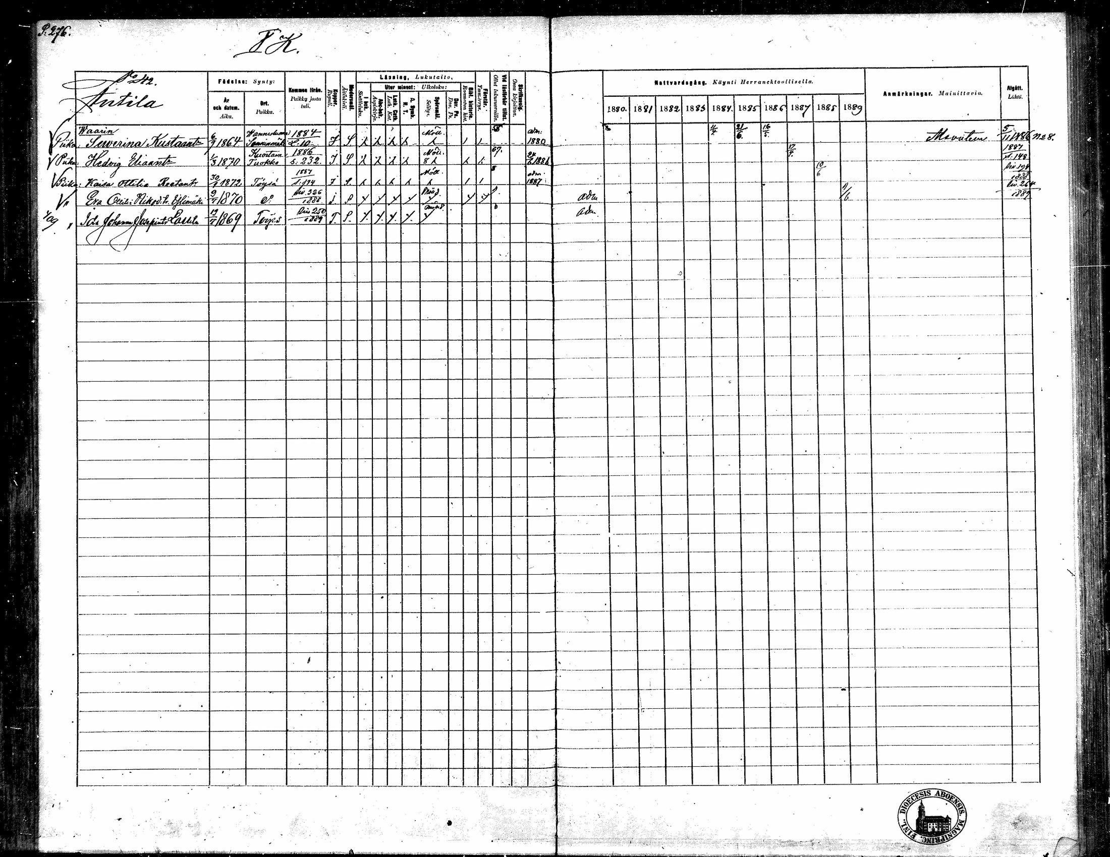 [ ../kirjat/Kirkonkirjat/toysa/rippikirja_1880-1889_mko58-73/kuvat/266.jpg ]