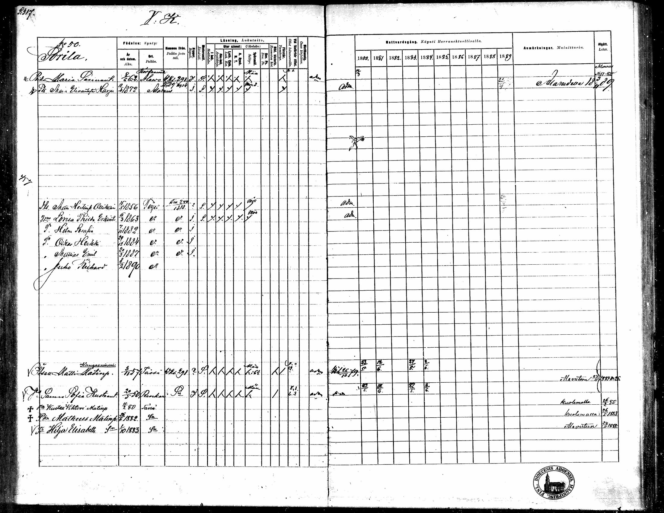 [ ../kirjat/Kirkonkirjat/toysa/rippikirja_1880-1889_mko58-73/kuvat/306.jpg ]