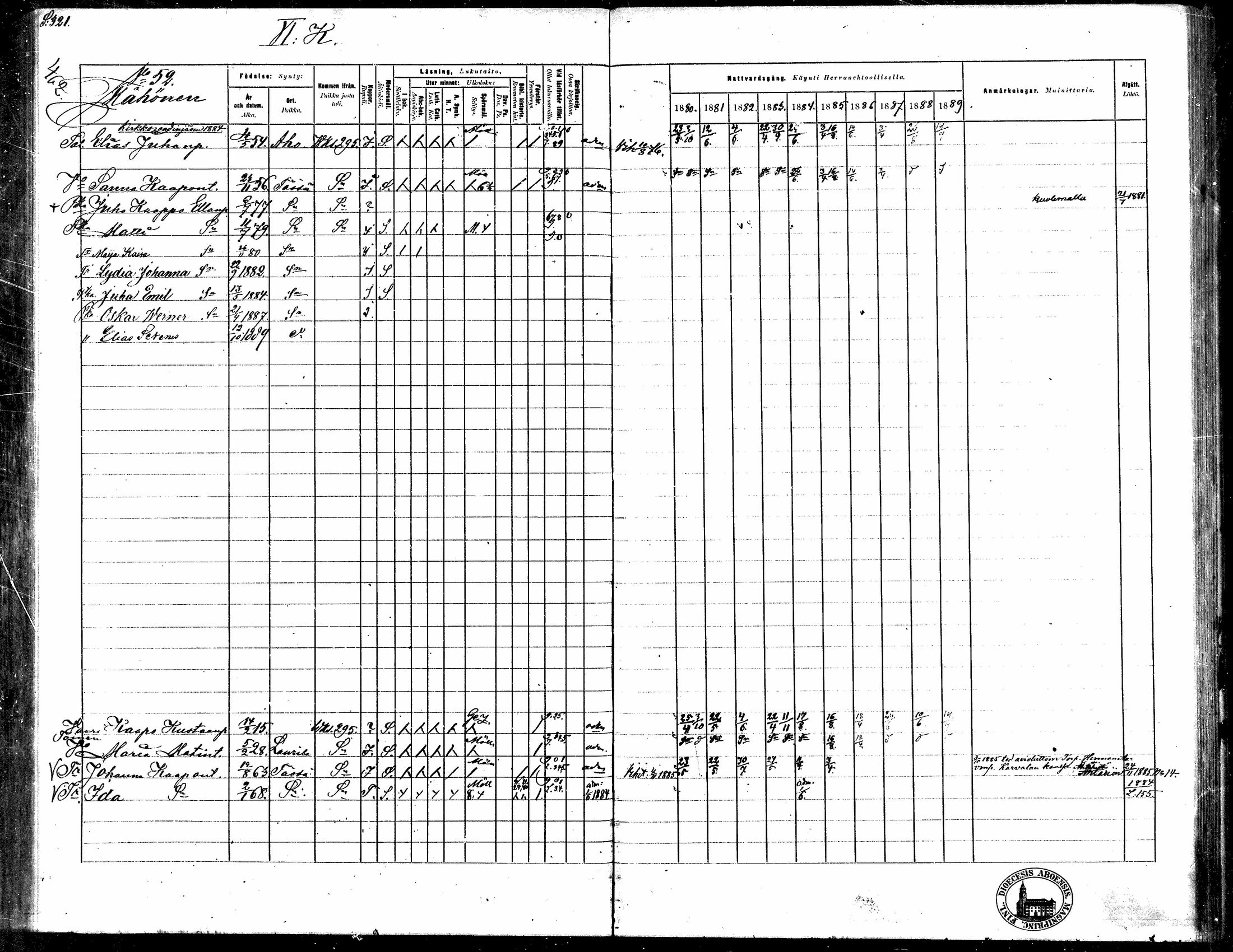 [ ../kirjat/Kirkonkirjat/toysa/rippikirja_1880-1889_mko58-73/kuvat/309.jpg ]