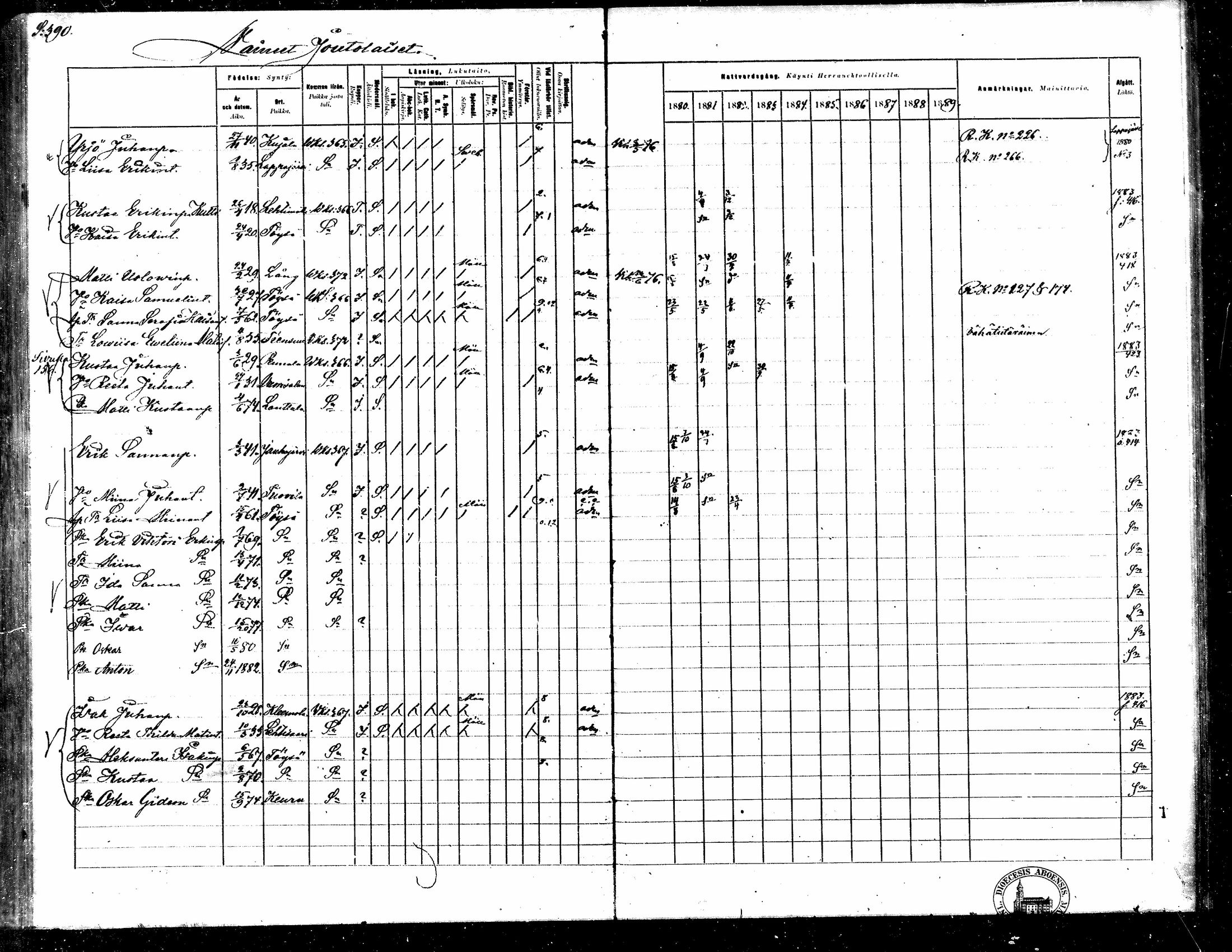 [ ../kirjat/Kirkonkirjat/toysa/rippikirja_1880-1889_mko58-73/kuvat/376.jpg ]