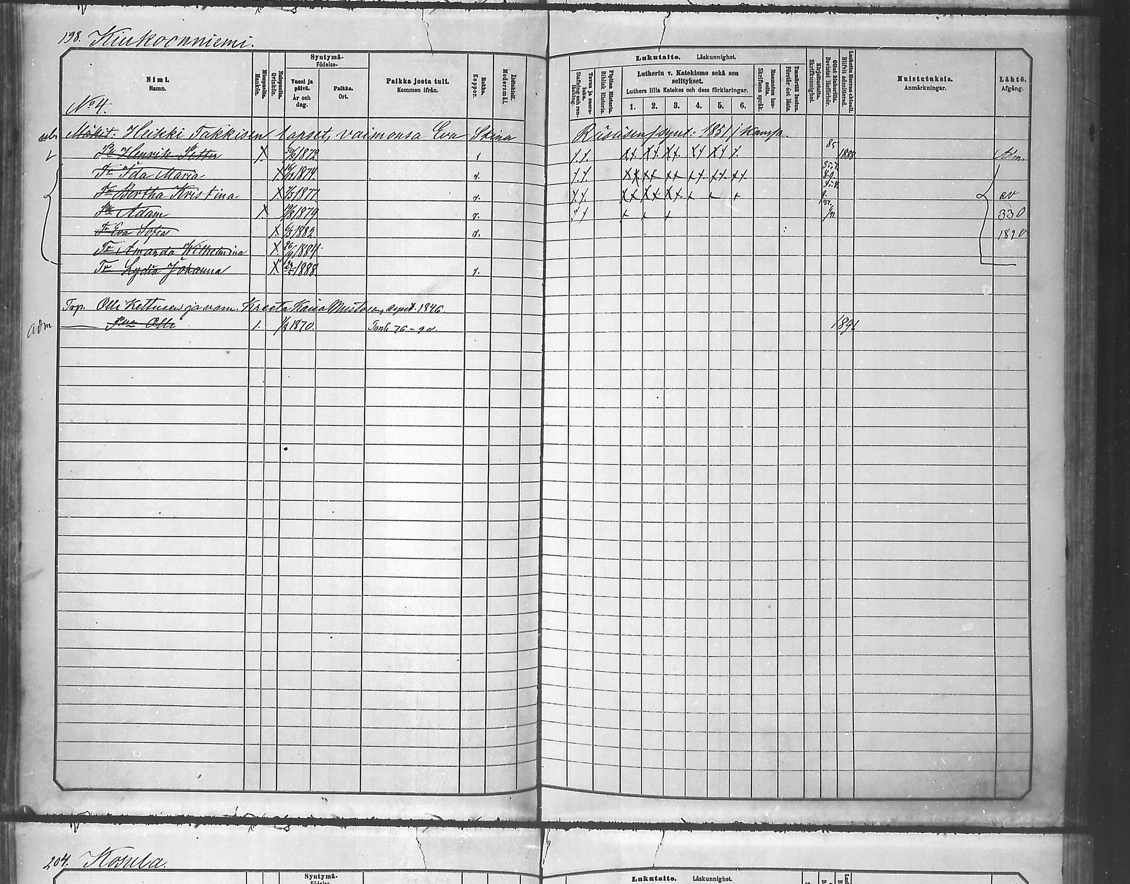 [ ../kirjat/Kirkonkirjat/tuusniemi/lastenkirja_1881-1890_mko105-126/kuvat/198.jpg ]