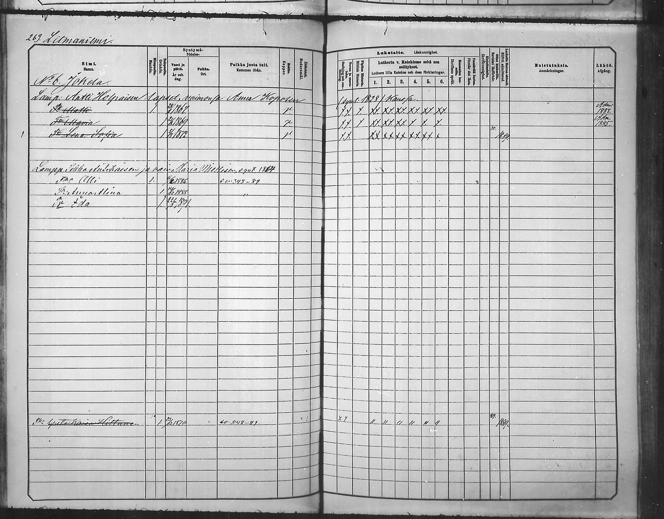 [ ../kirjat/Kirkonkirjat/tuusniemi/lastenkirja_1881-1890_mko105-126/kuvat/269.jpg ]