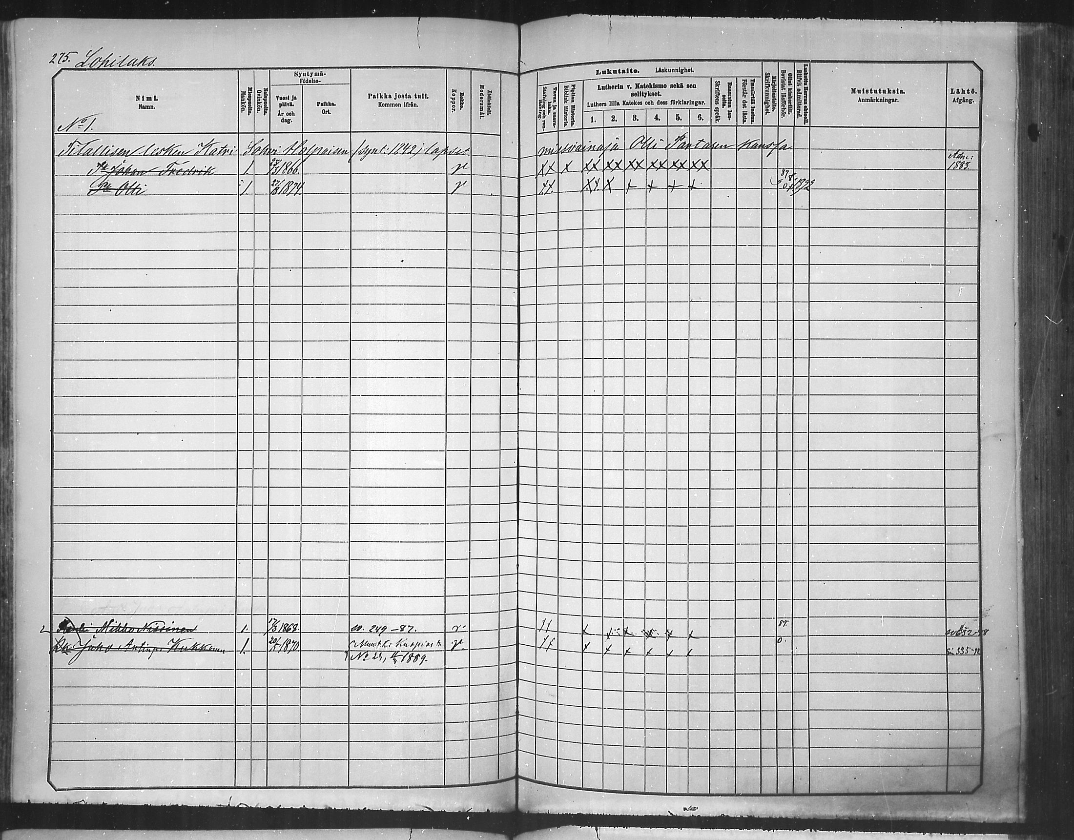 [ ../kirjat/Kirkonkirjat/tuusniemi/lastenkirja_1881-1890_mko105-126/kuvat/275.jpg ]