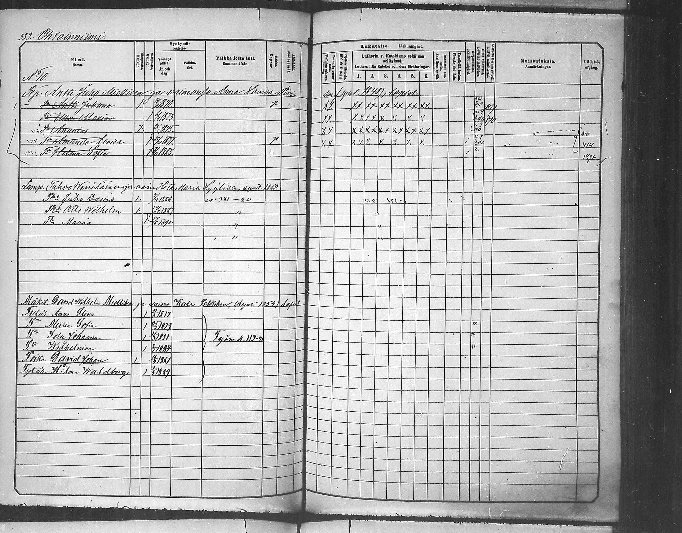 [ ../kirjat/Kirkonkirjat/tuusniemi/lastenkirja_1881-1890_mko105-126/kuvat/339.jpg ]