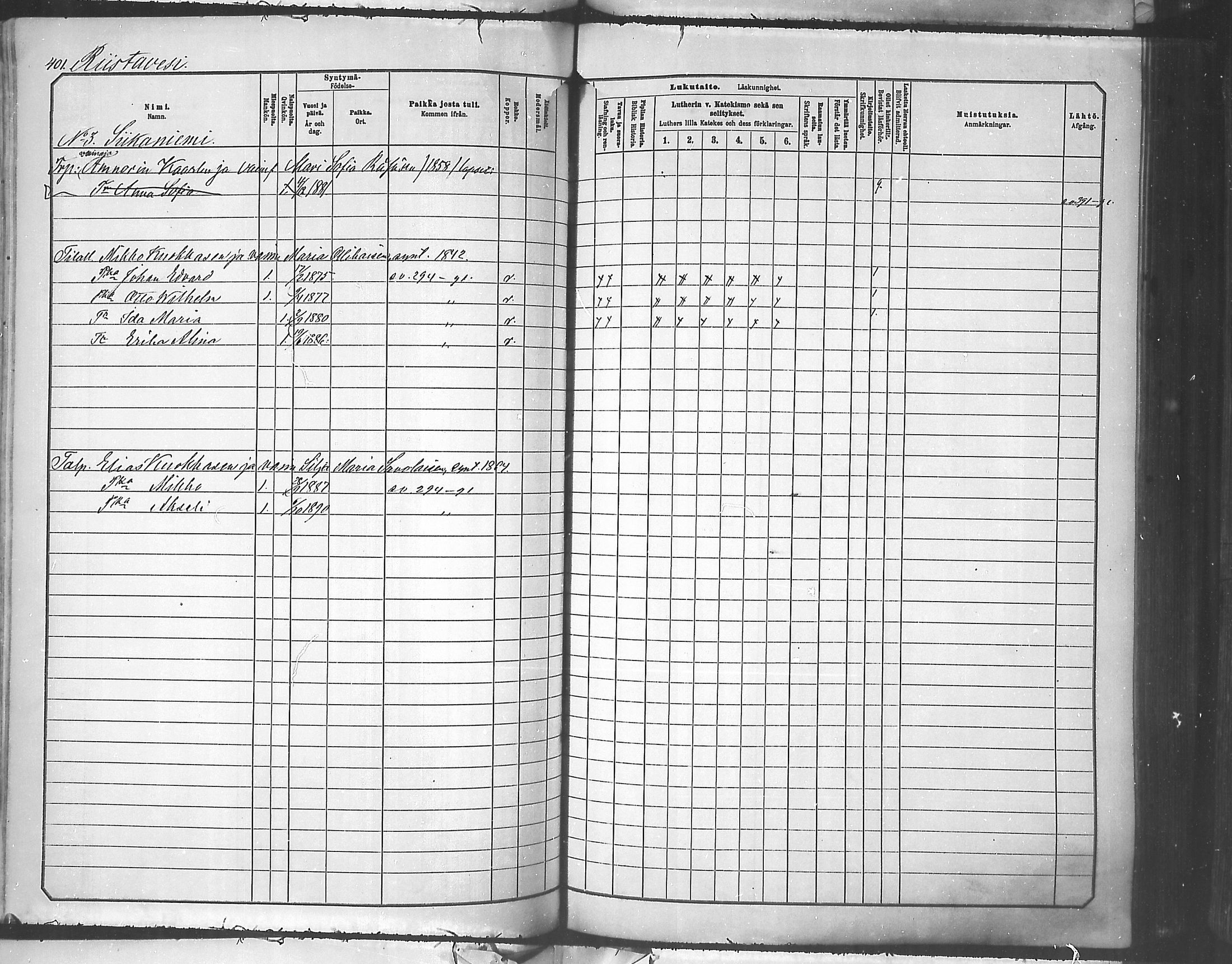 [ ../kirjat/Kirkonkirjat/tuusniemi/lastenkirja_1881-1890_mko105-126/kuvat/401.jpg ]