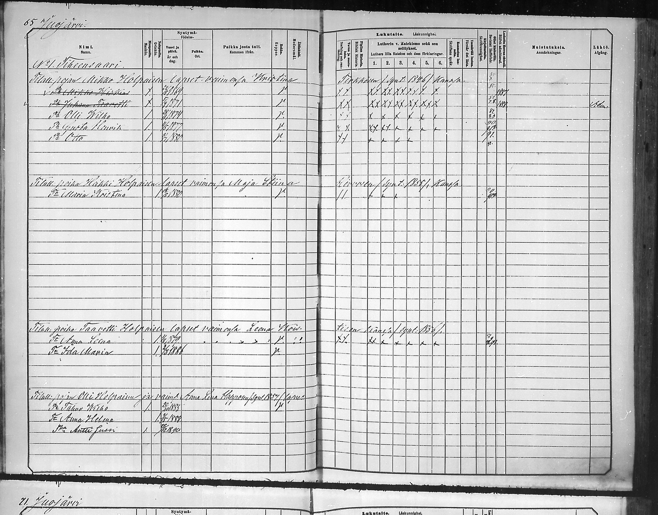[ ../kirjat/Kirkonkirjat/tuusniemi/lastenkirja_1881-1890_mko105-126/kuvat/65.jpg ]