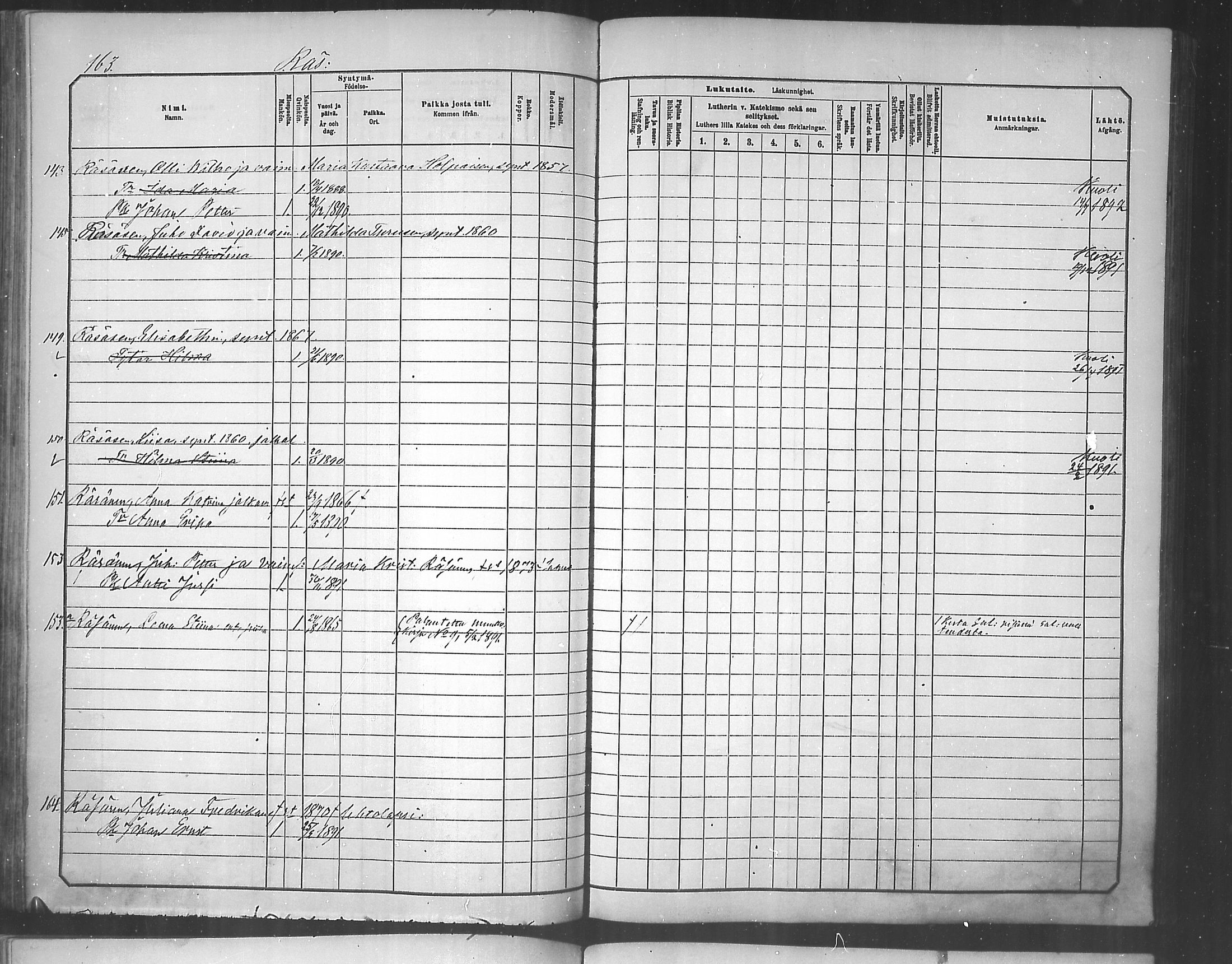 [ ../kirjat/Kirkonkirjat/tuusniemi/lastenkirja_1881-1890_mko127-133/kuvat/154.jpg ]