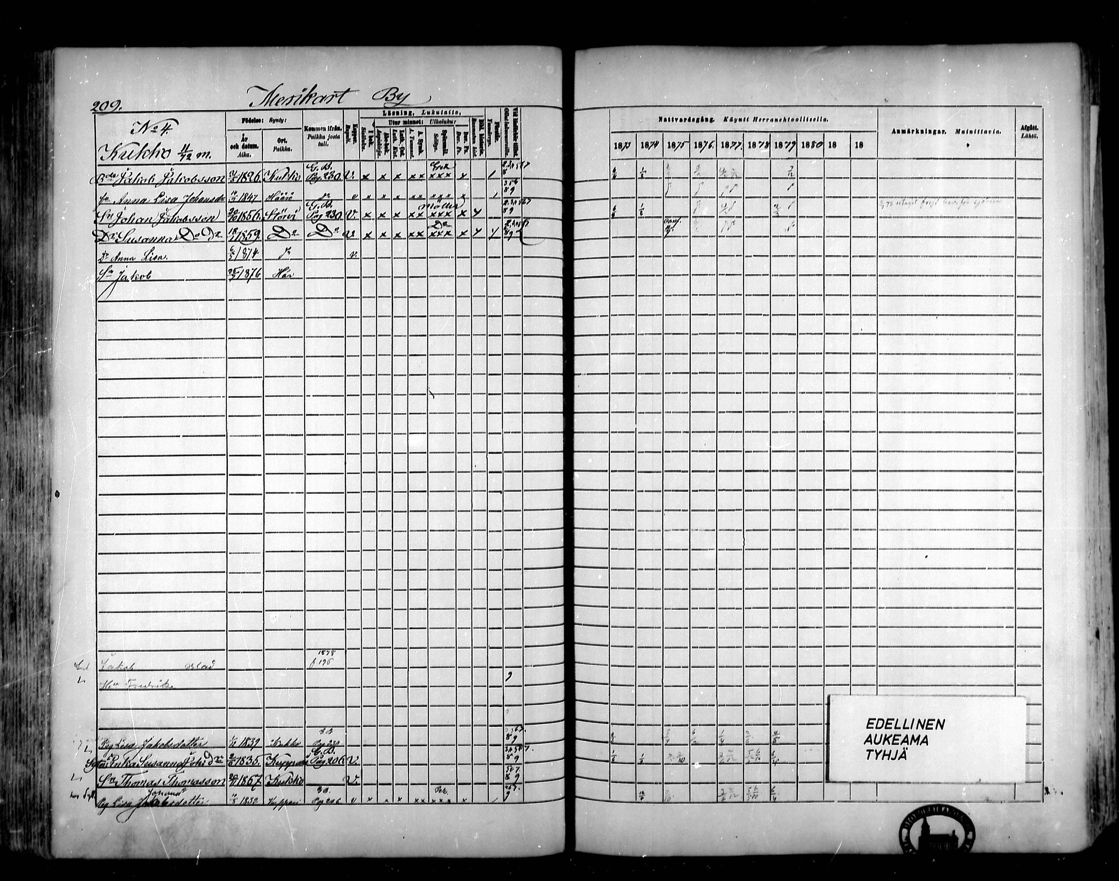 [ ../kirjat/Kirkonkirjat/vahakyro/rippikirja_1873-1879_mko168-185/kuvat/207.jpg ]
