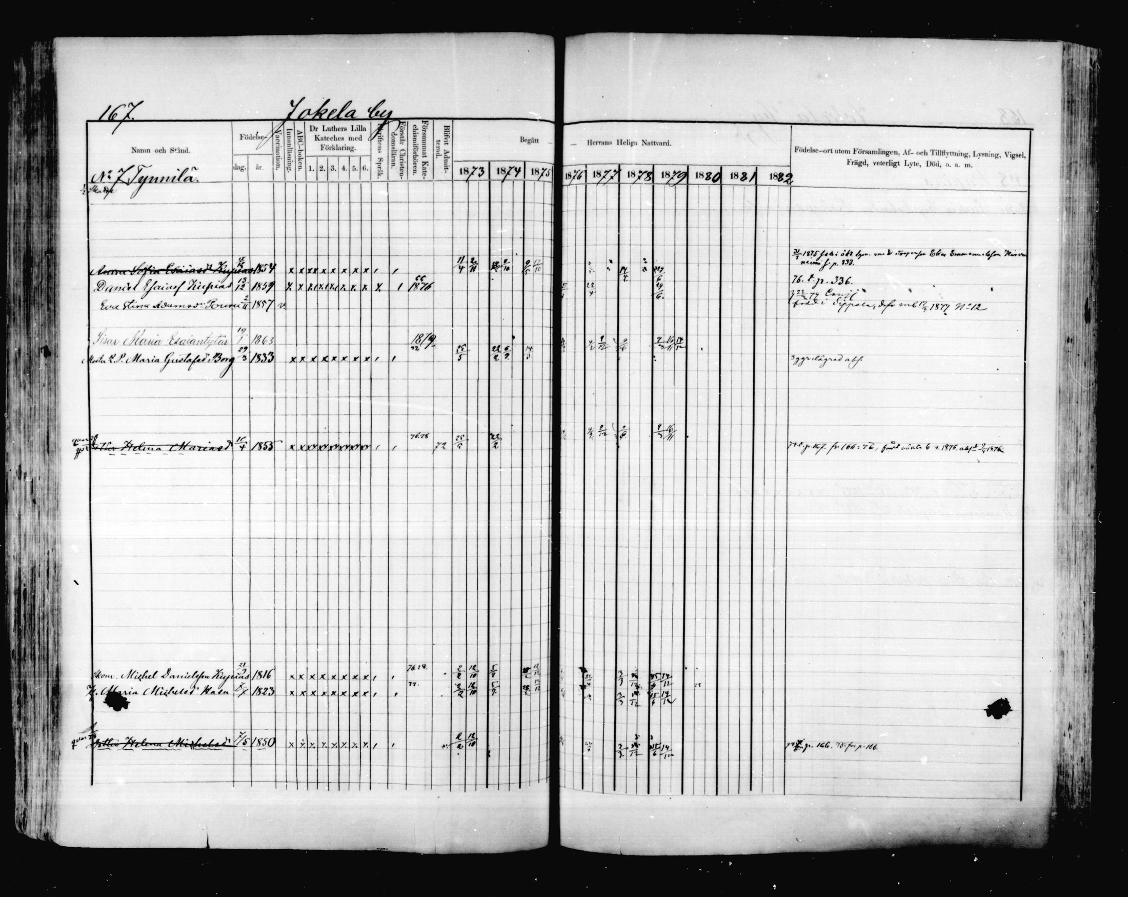 [ ../kirjat/Kirkonkirjat/valkeala/rippikirja_1873-1879_mko39-53/kuvat/166.jpg ]