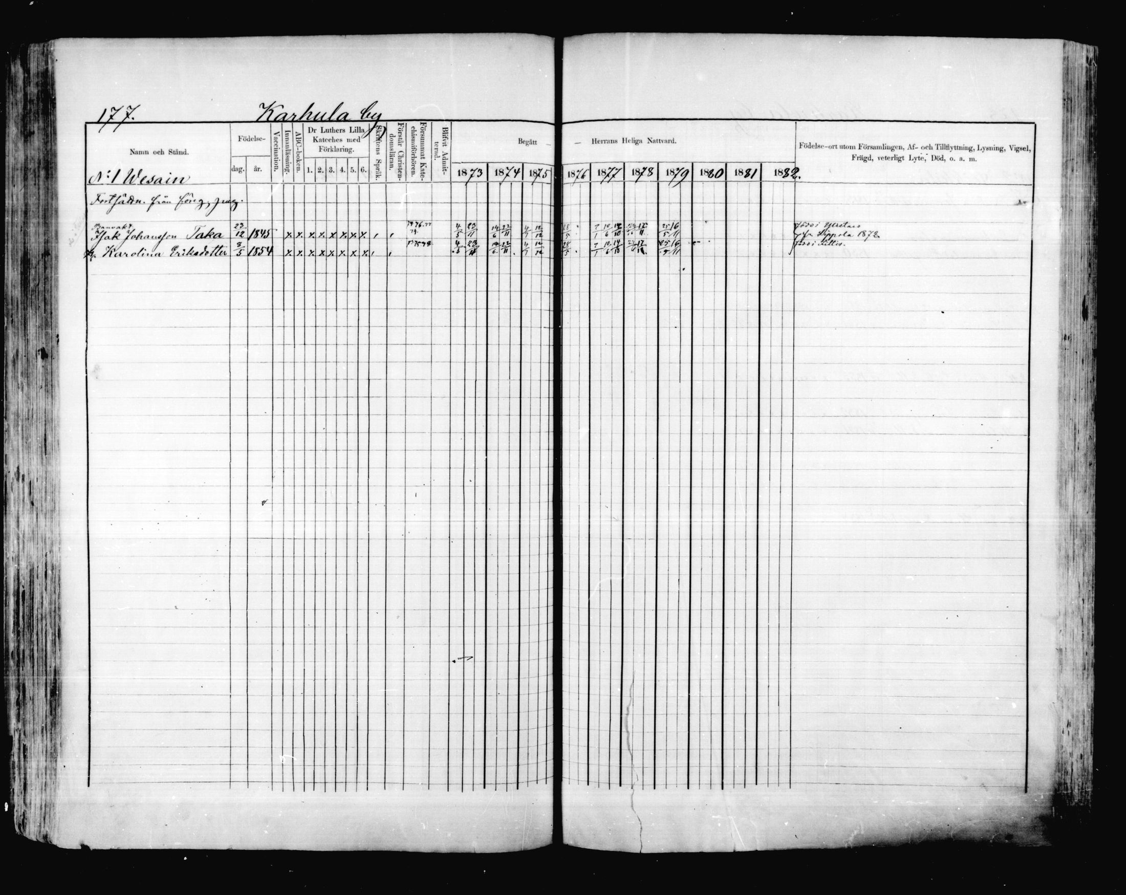 [ ../kirjat/Kirkonkirjat/valkeala/rippikirja_1873-1879_mko39-53/kuvat/176.jpg ]
